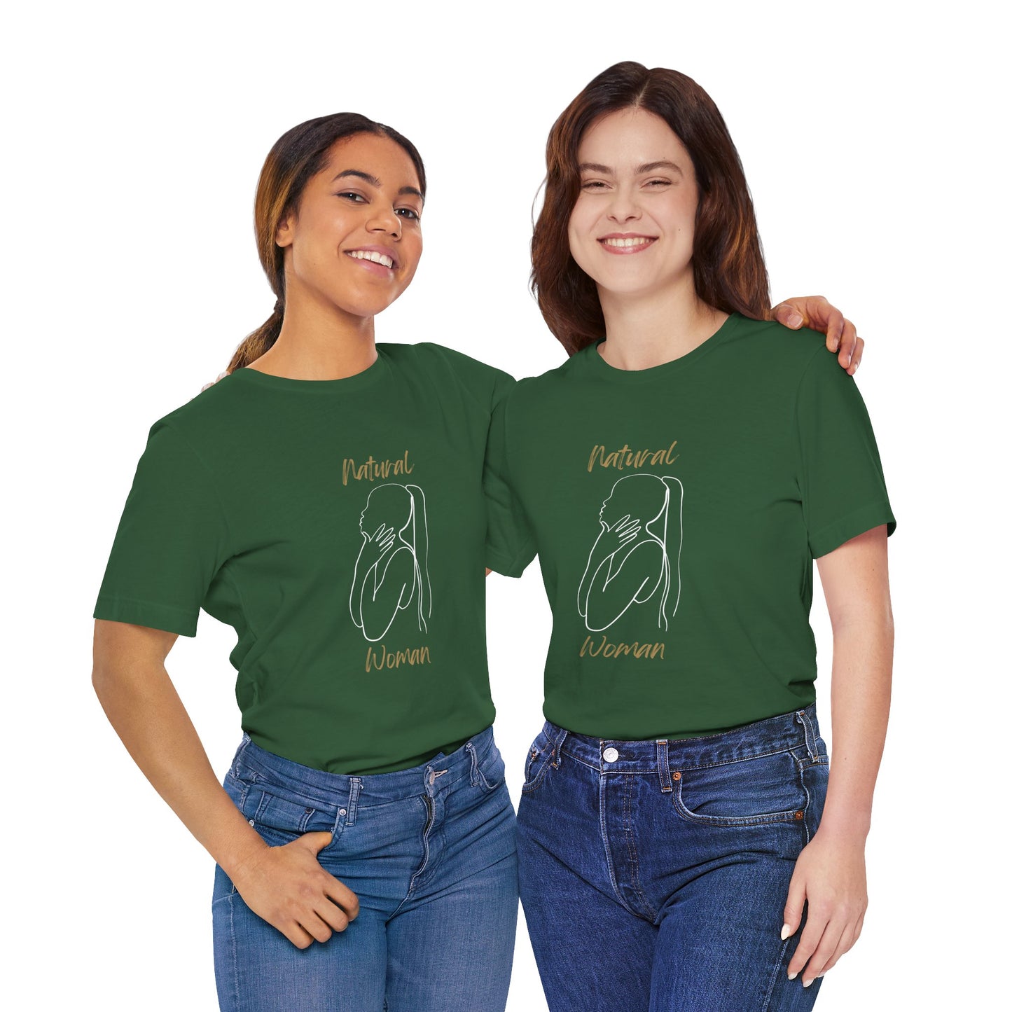 Natural Woman Ponytail (WL) Short Sleeve T-Shirt