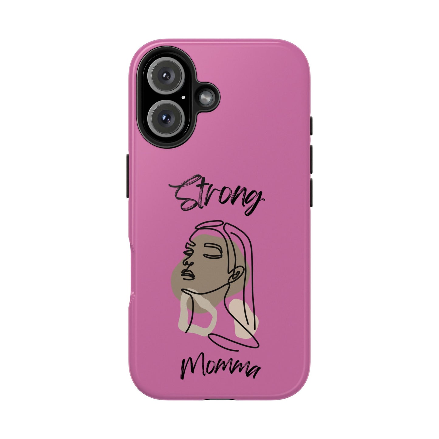 STRONG MOMMA Samsung Galaxy Tough Phone Cases (BL) Light Pink