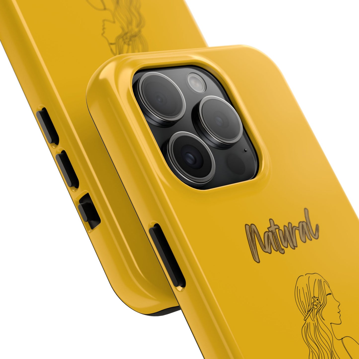 Natural Woman Young Woman (BL)Tough Phone Cases YELLOW