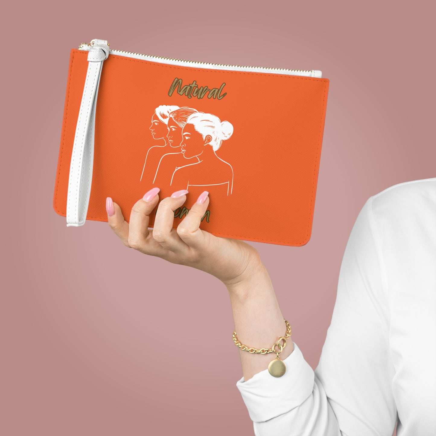 Natural Woman United Friends (WL) Clutch Bag ORANGE