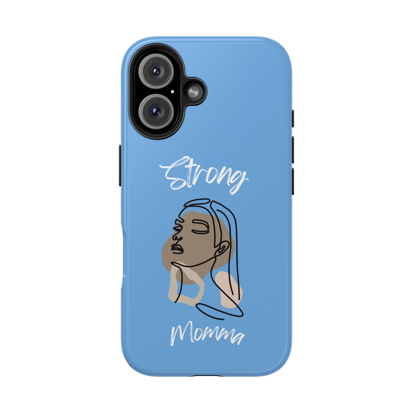 Strong Momma (WL) Tough Phone Cases LIGHT BLUE
