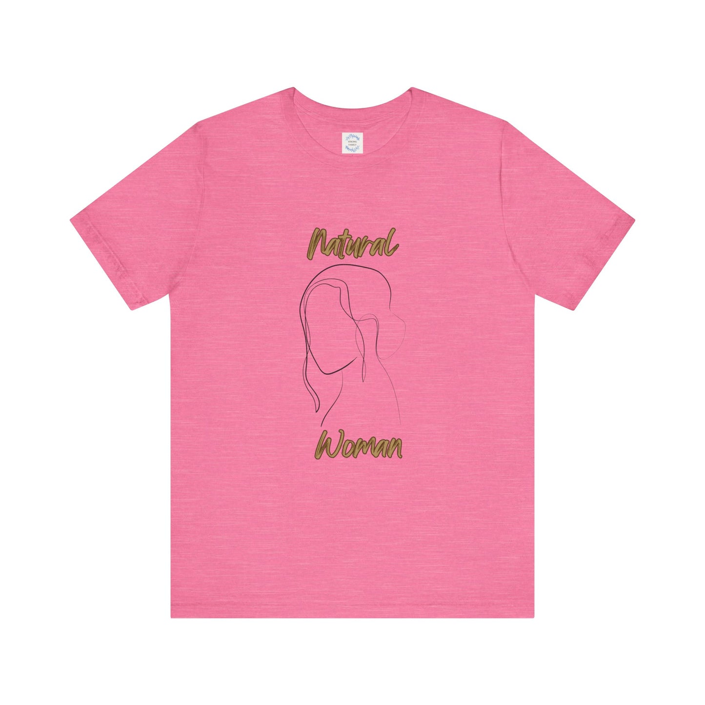 Natural Woman Hanging hair (BL) Short Sleeve T-Shirt