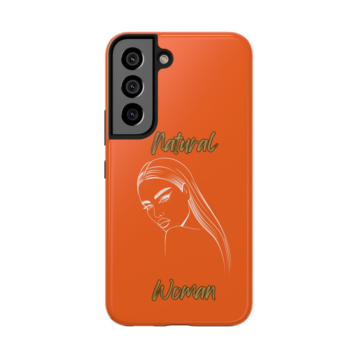 Natural Woman The Stare (WL) Tough Phone Cases ORANGE