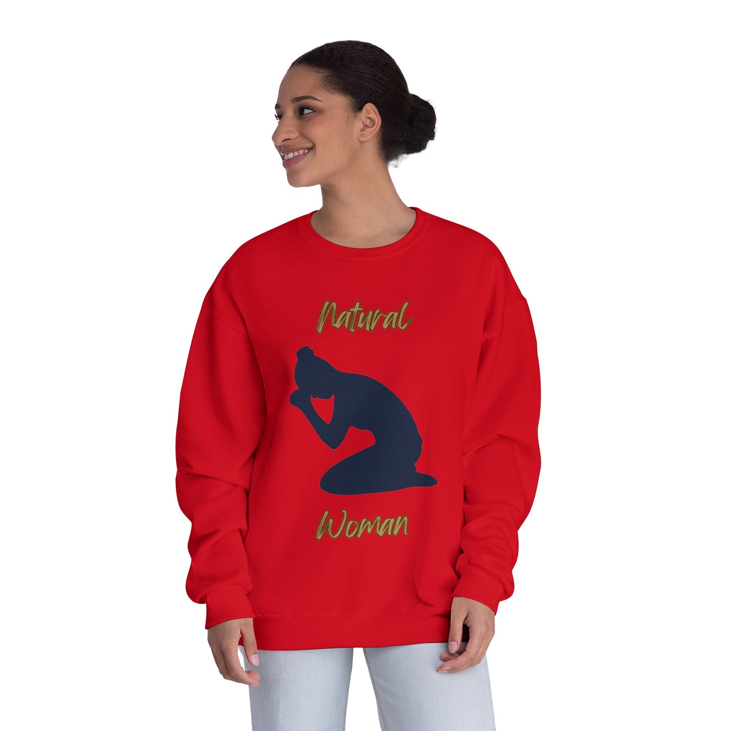 Natural Woman Pray (BL) Crewneck Sweatshirt