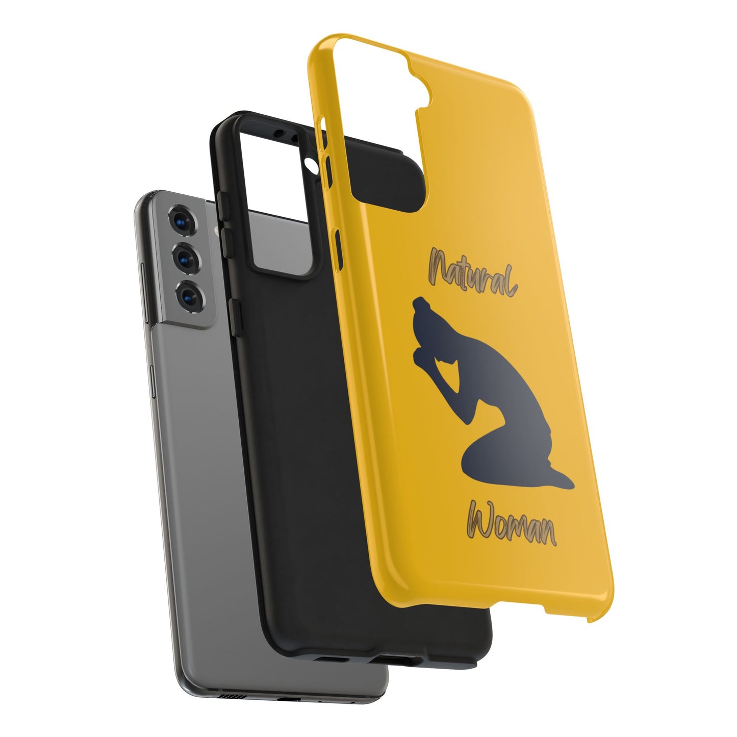 Natural Woman Pray (BL) Tough Phone Cases YELLOW