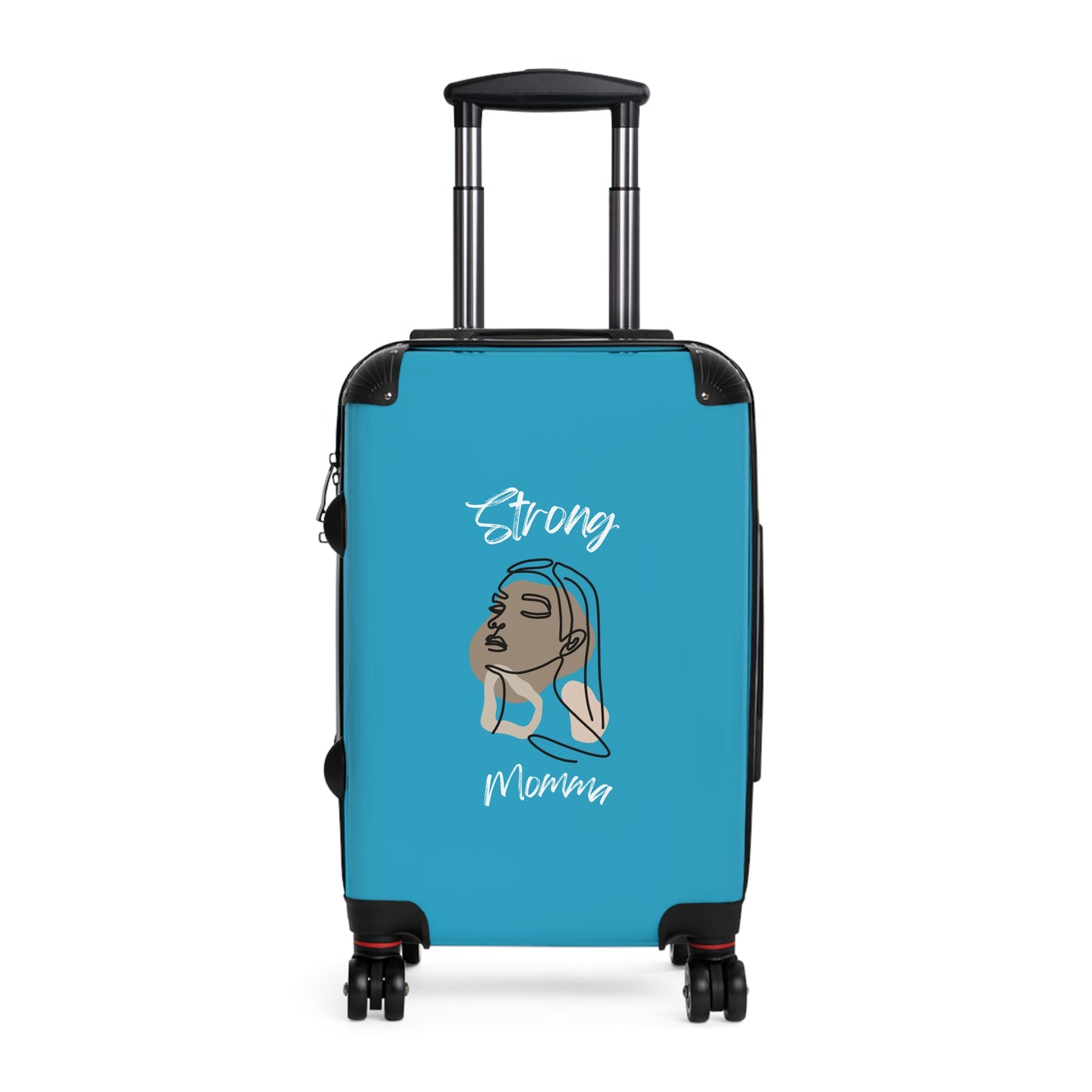 Strong Momma (WL) Luggage Bags TURQUOISE
