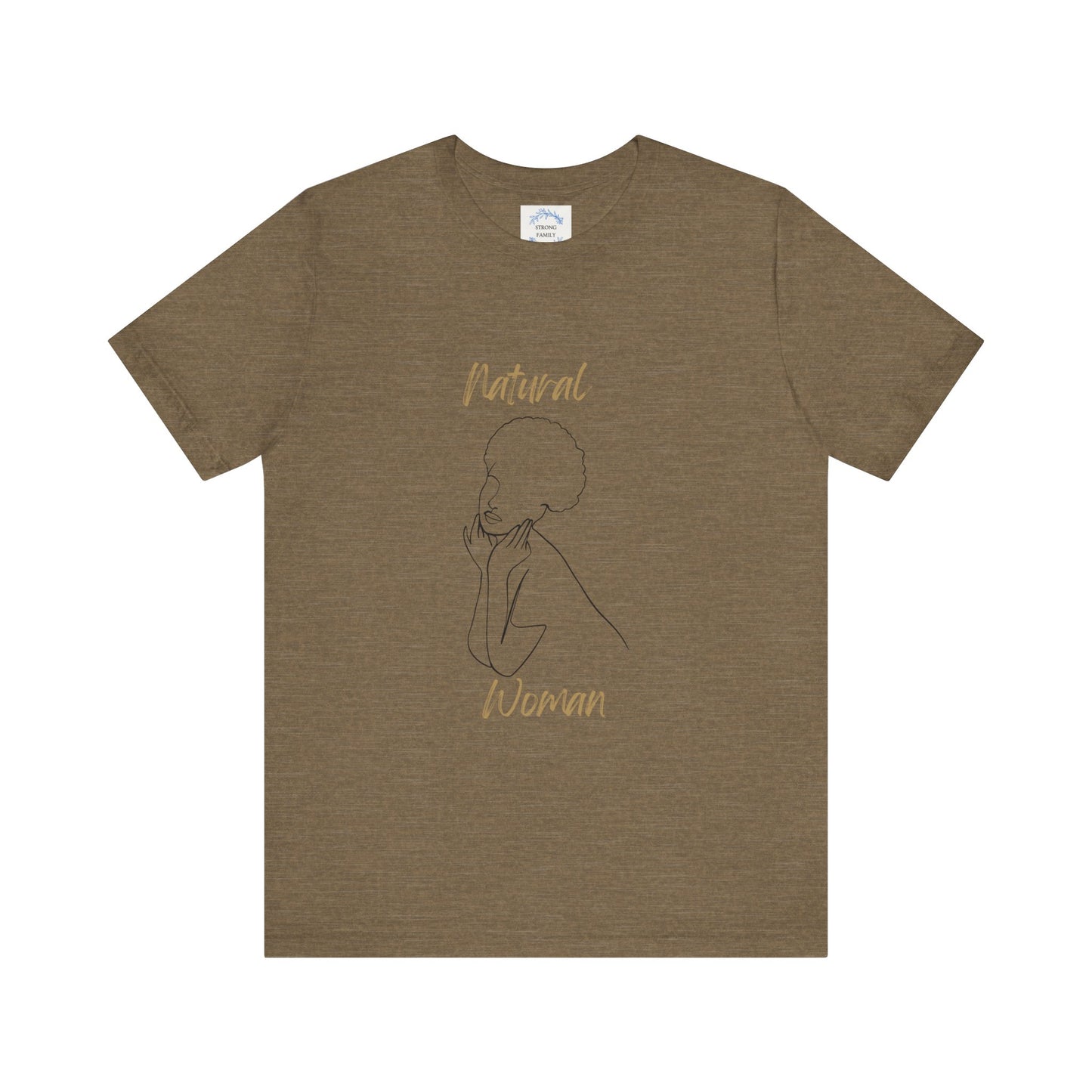 Natural Woman Cute Afro (BL) Short Sleeve T-Shirt