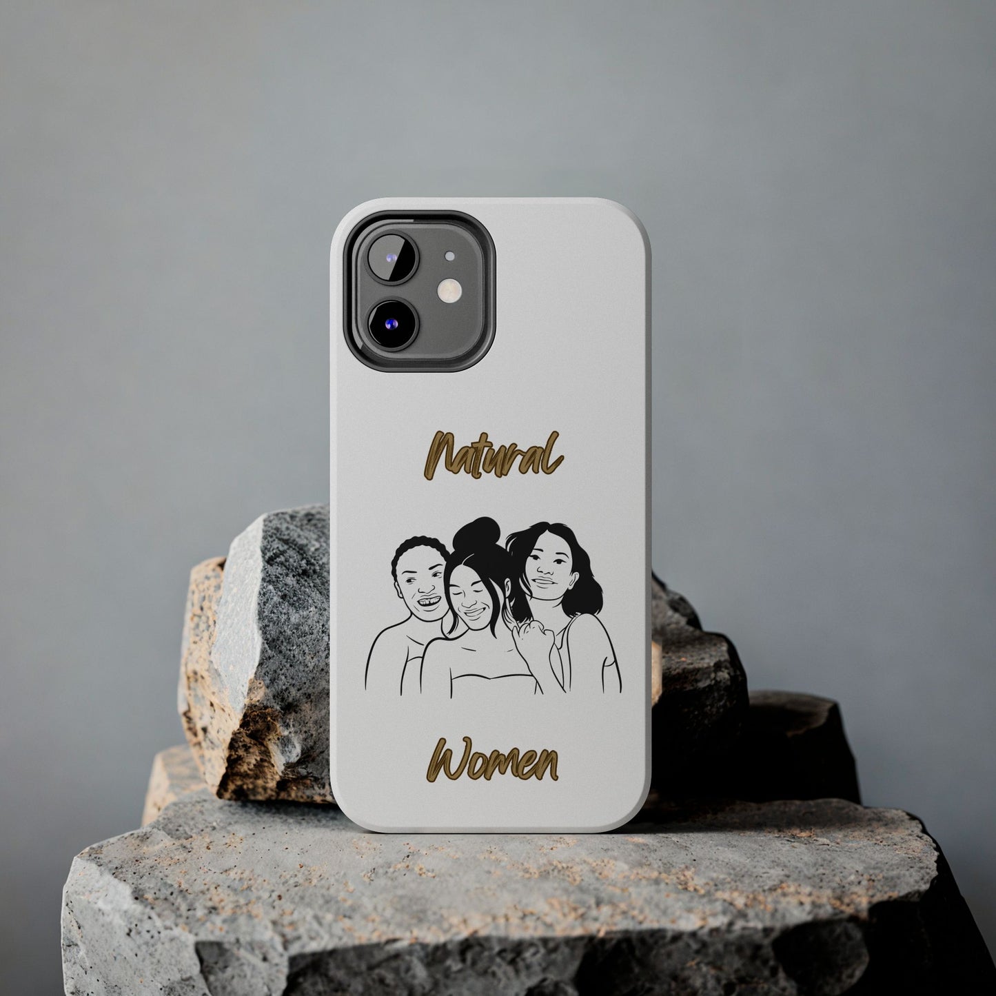 Natural Women Laughing Friends (BL)Tough Phone Cases WHITE