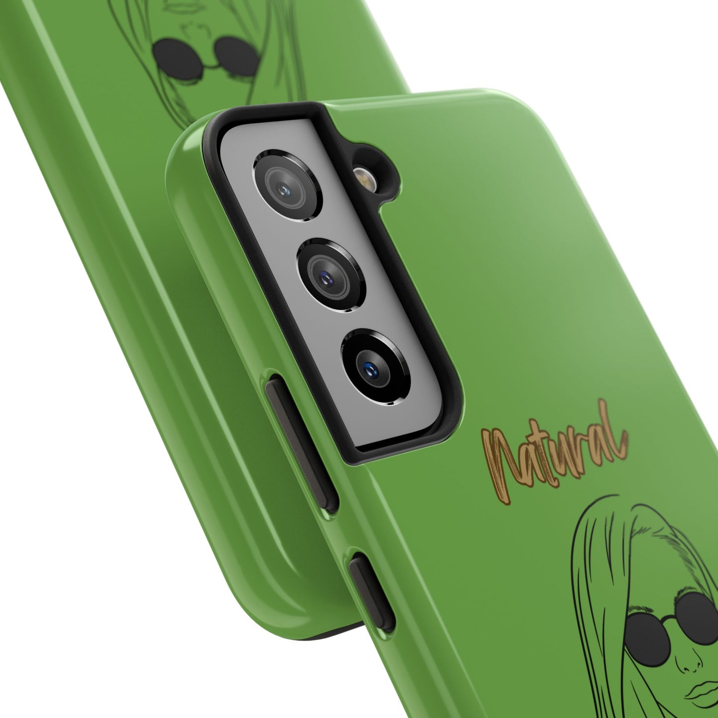Natural Woman Shades (BL)Tough Phone Cases GREEN