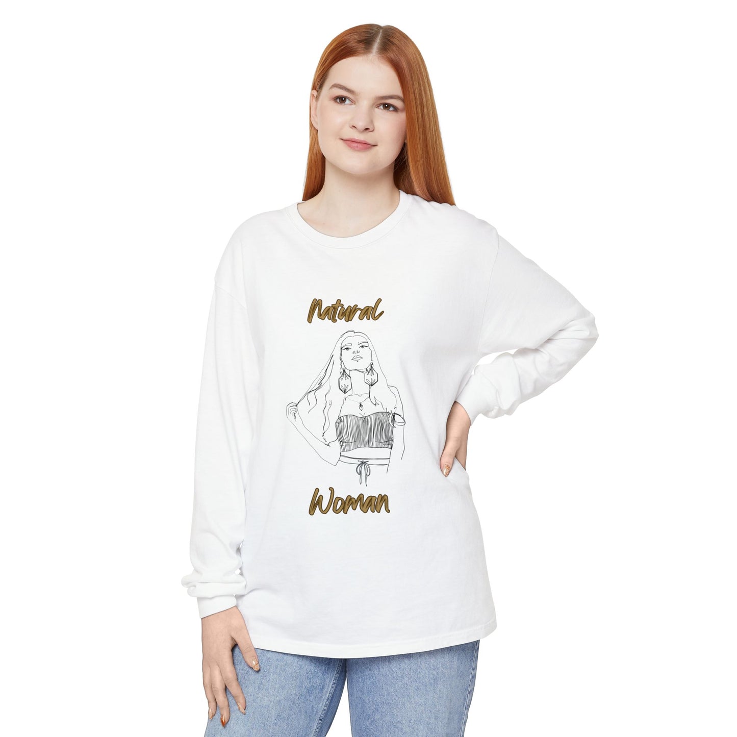 Natural Woman Thinking (BL) Long Sleeve T-Shirt