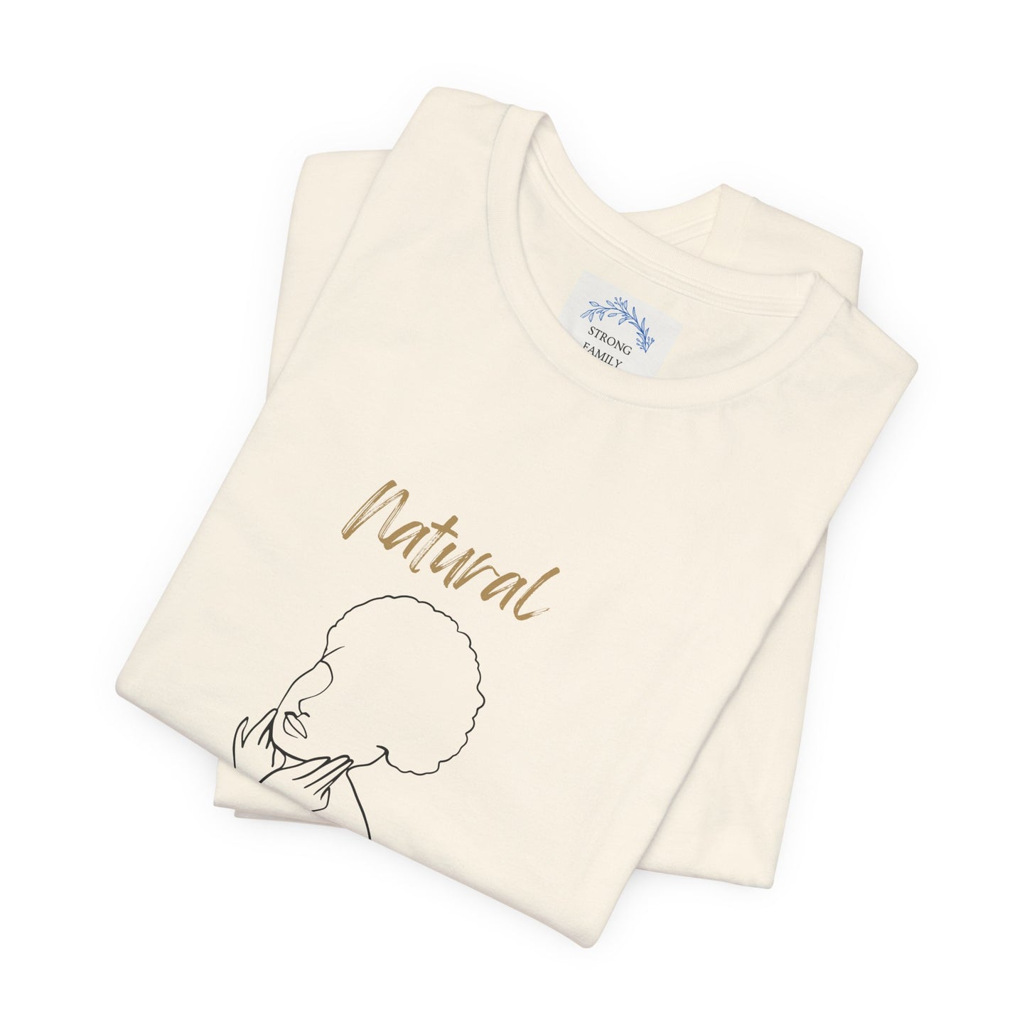 Natural Woman Cute Afro (BL) Short Sleeve T-Shirt