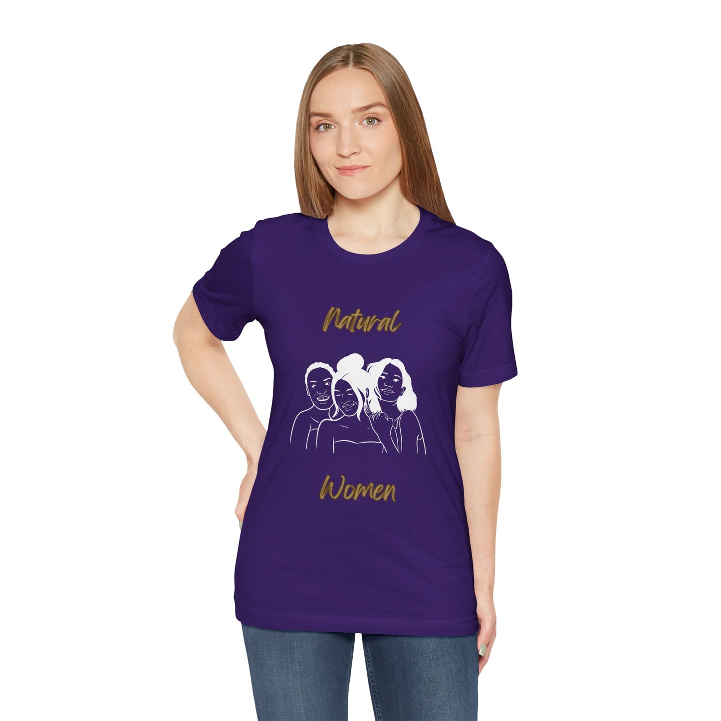 Natural Woman Laughing Friends (WL) Short Sleeve T-Shirt