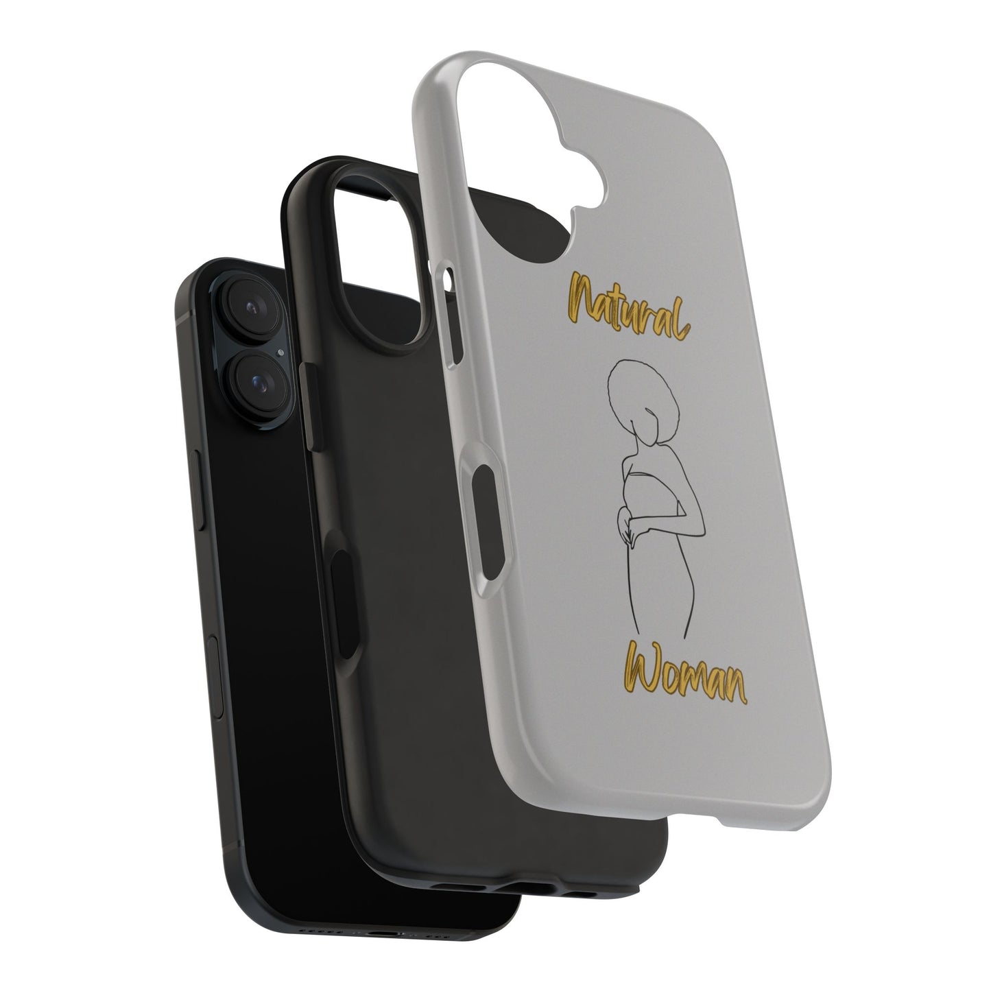 Natural Woman Sho Nuff (BL)Tough Phone Cases LIGHT GREY