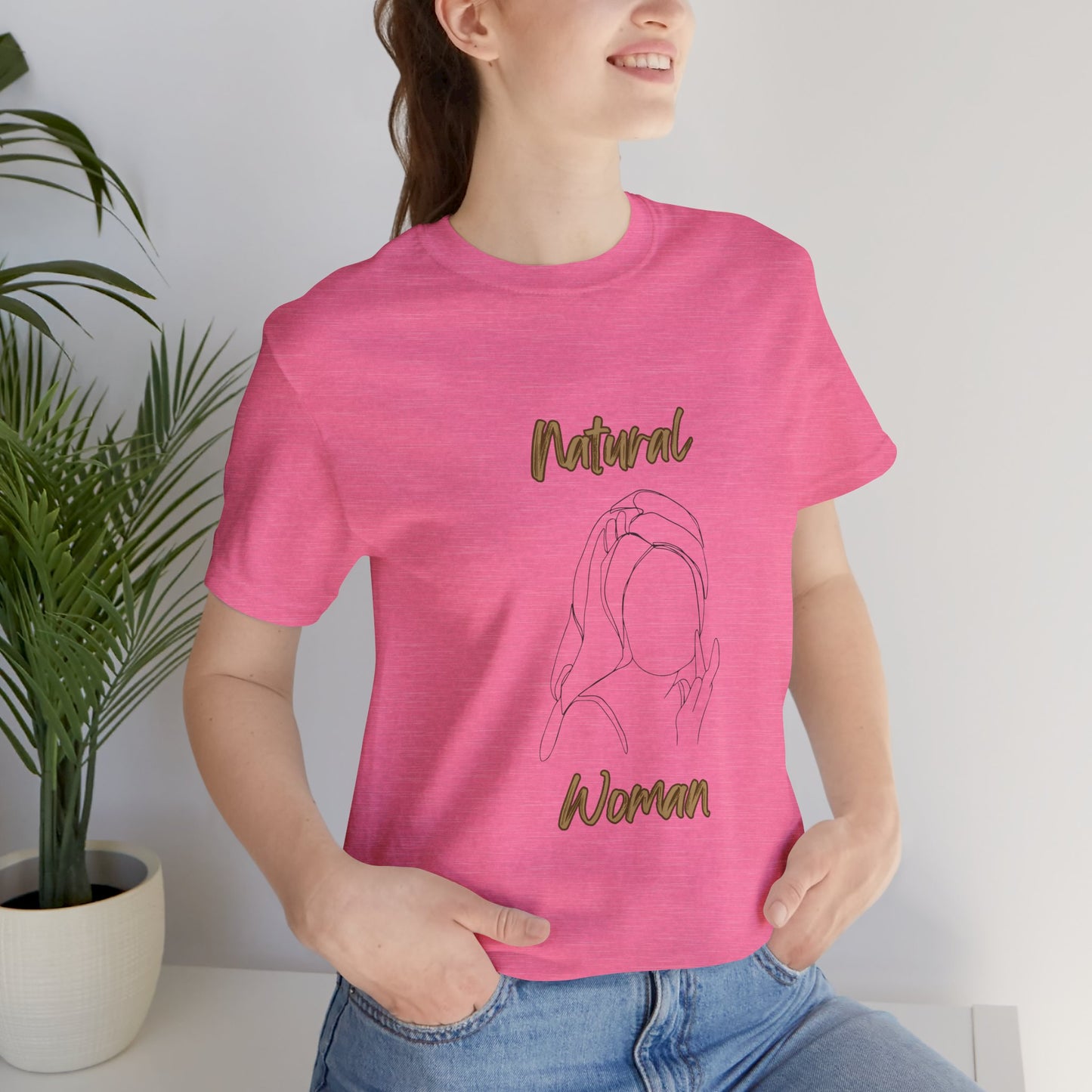 Natural Woman Towel Wrapped (BL) Short Sleeve T-Shirt