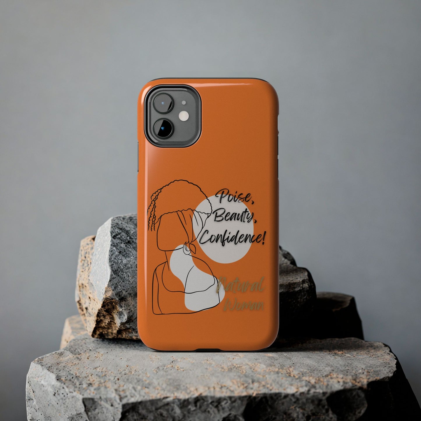 Natural Woman Puff (BL)Tough Phone Cases CRUSTA