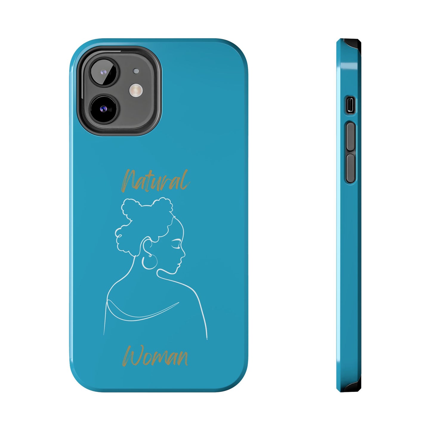 Natural Woman Twists (WL) Tough Phone Case TURQUOISE
