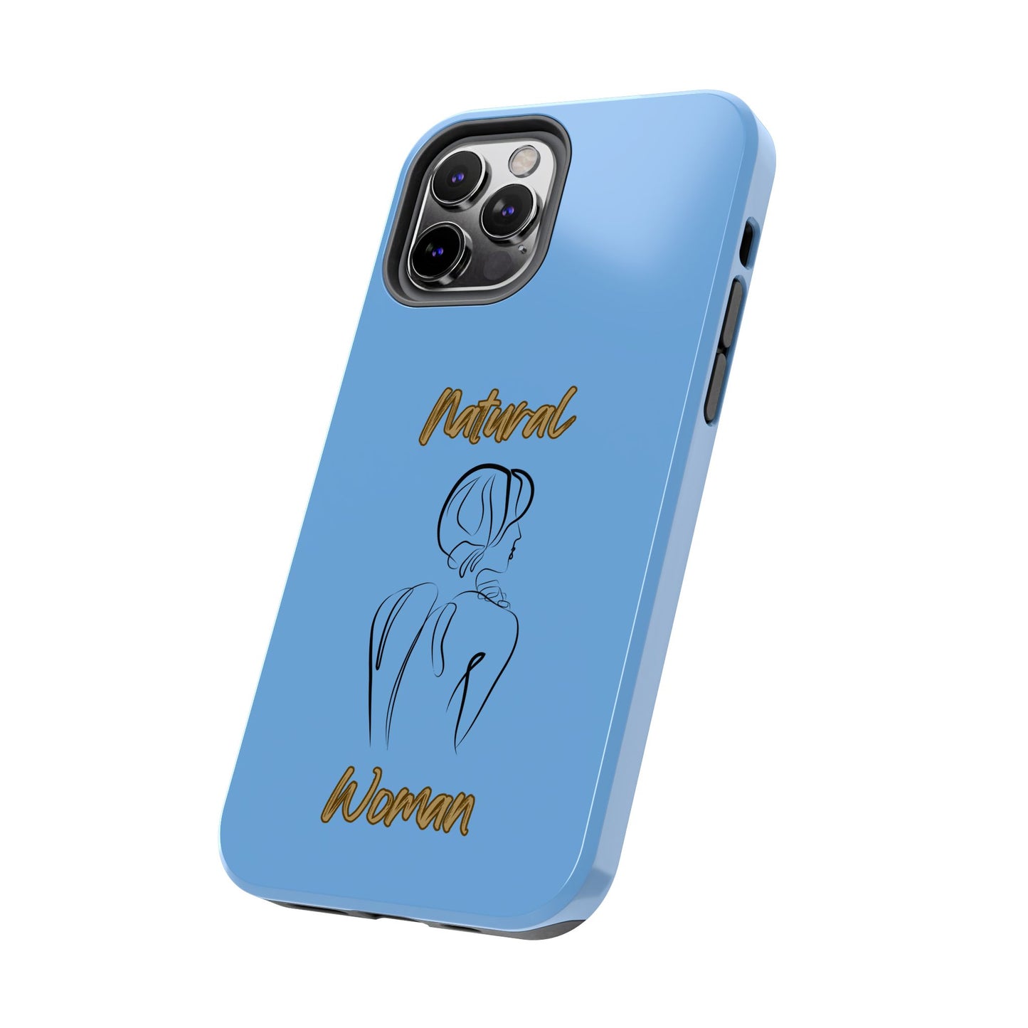 Natural Woman Back (BL)Tough Phone Cases LIGHT BLUE