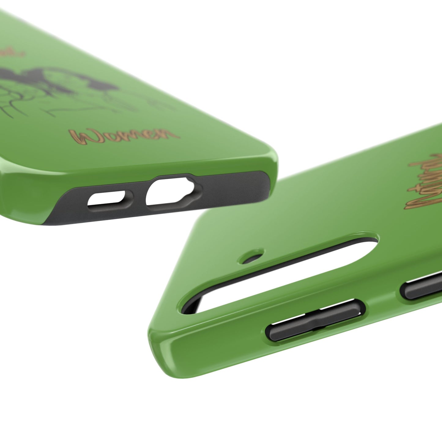 Natural Women Laughing Friends (BL)Tough Phone Cases GREEN