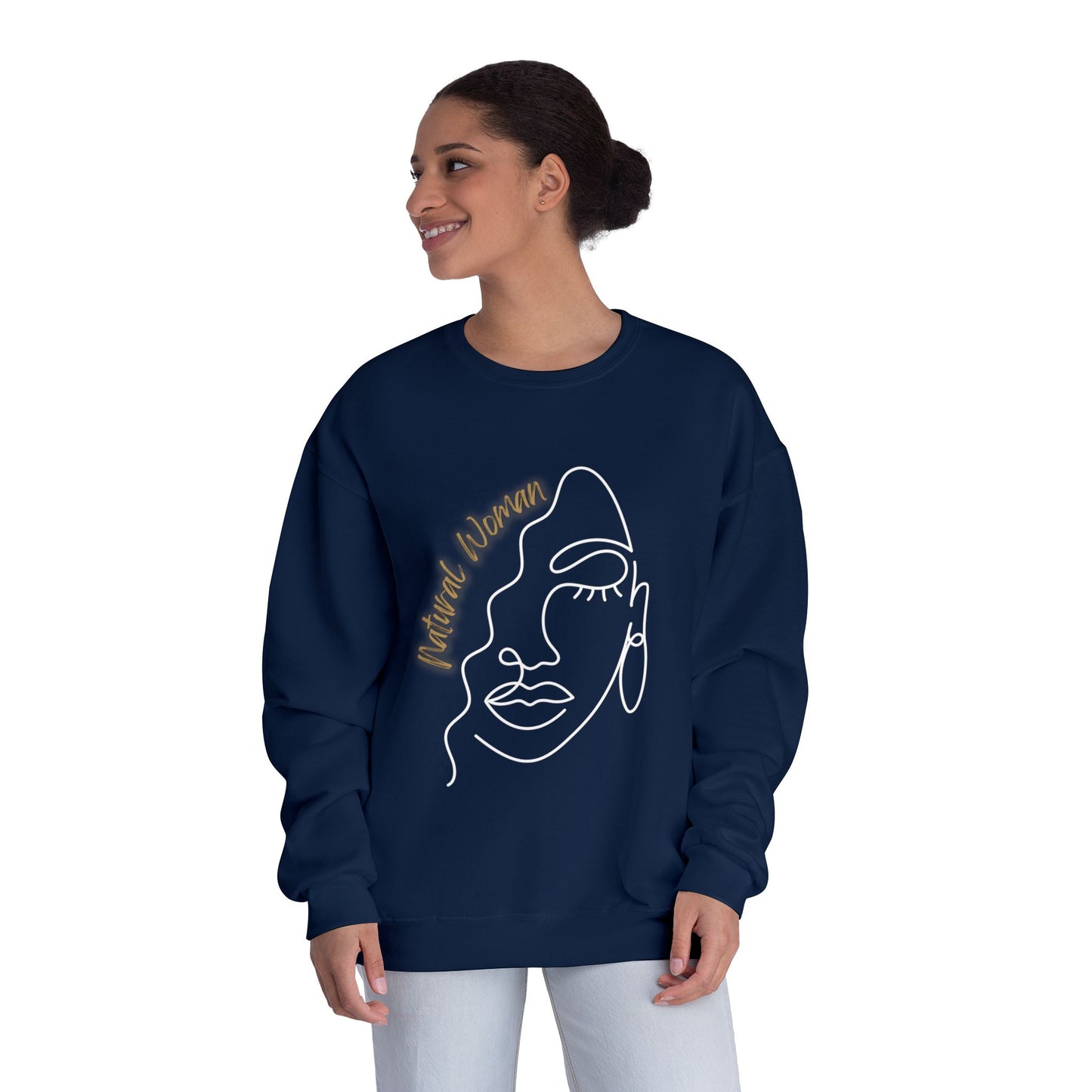 Natural Woman Half Face (WL) Crewneck Sweatshirt