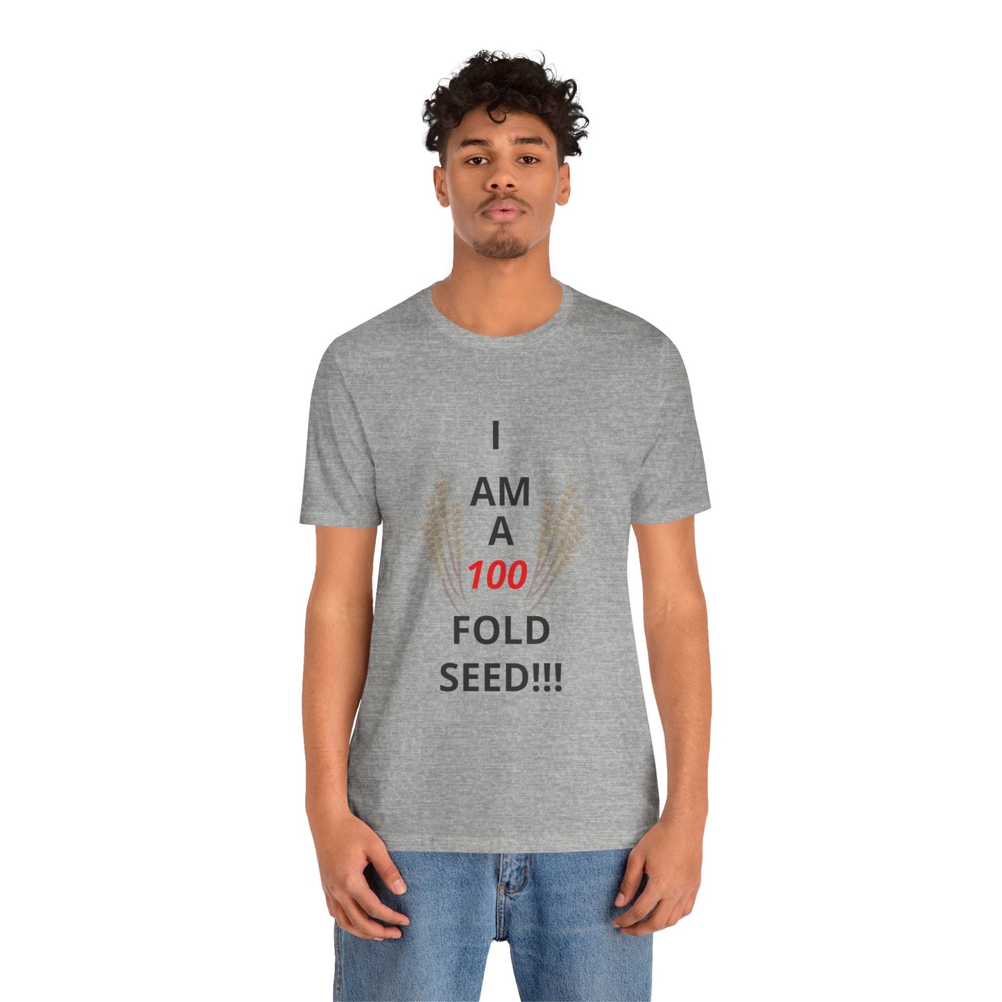 100 Fold Seed (BL)Unisex Jersey Short Sleeve T-Shirt