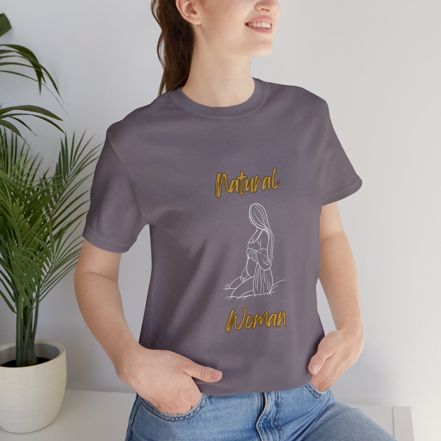 Natural Woman Expecting (WL) Short Sleeve T-Shirt