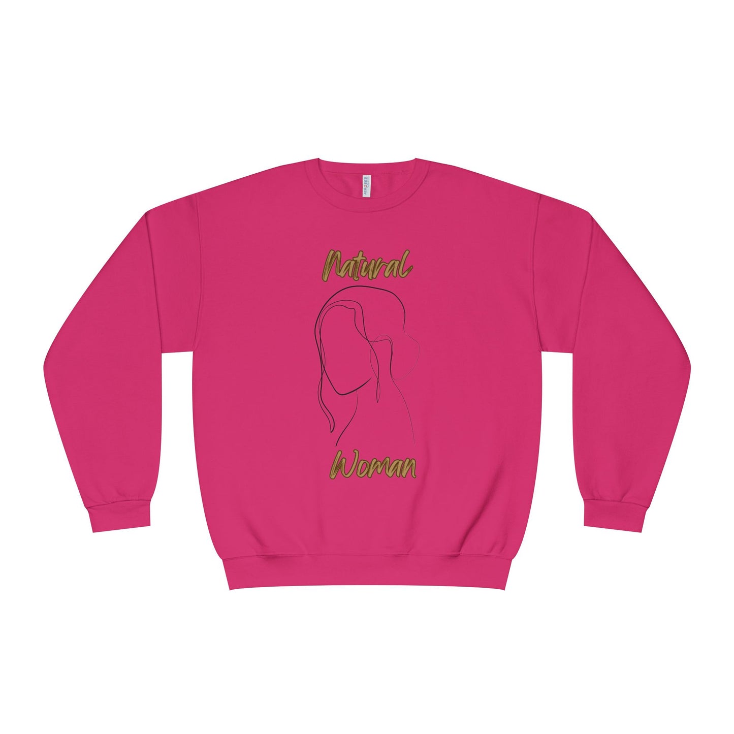 Natural Woman Hanging hair (BL) Crewneck Sweatshirt