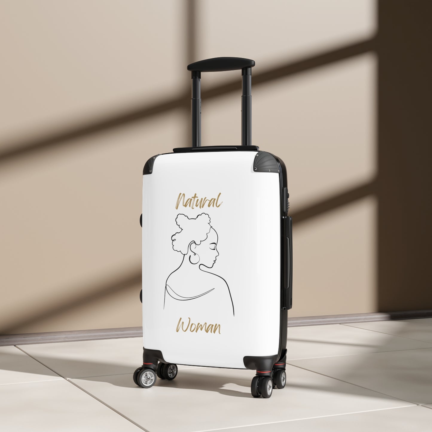 Natural Woman Twists (BL) Suitcase WHITE