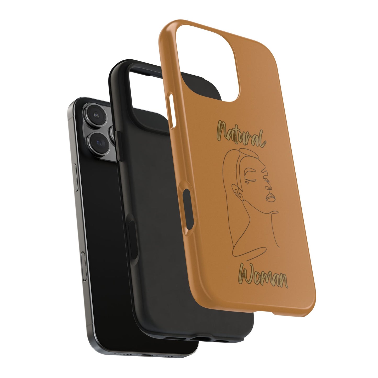Natural Woman Calm (BL) Tough Phone Cases LIGHT BROWN