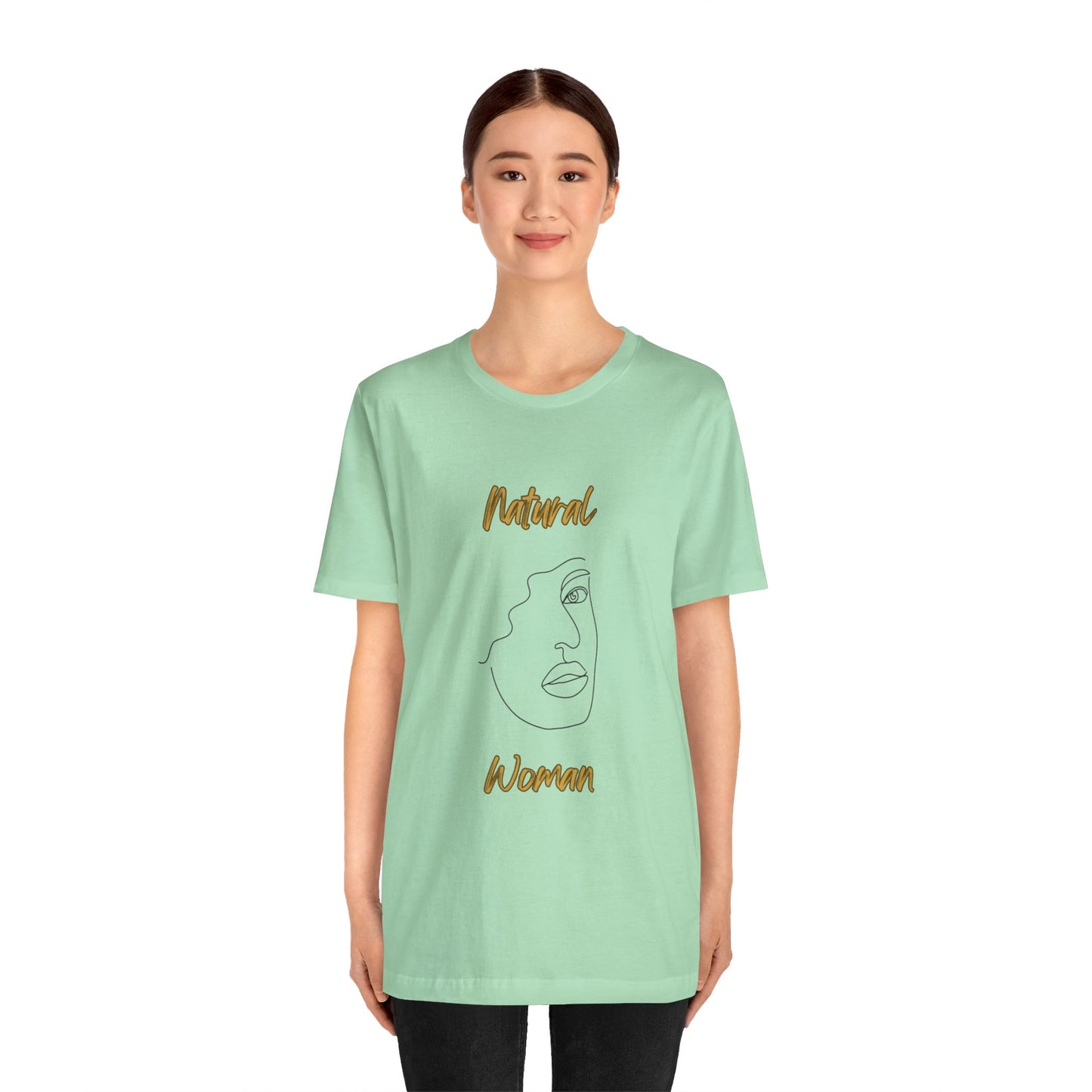 Natural Woman Peekaboo (BL) Short Sleeve T-Shirt