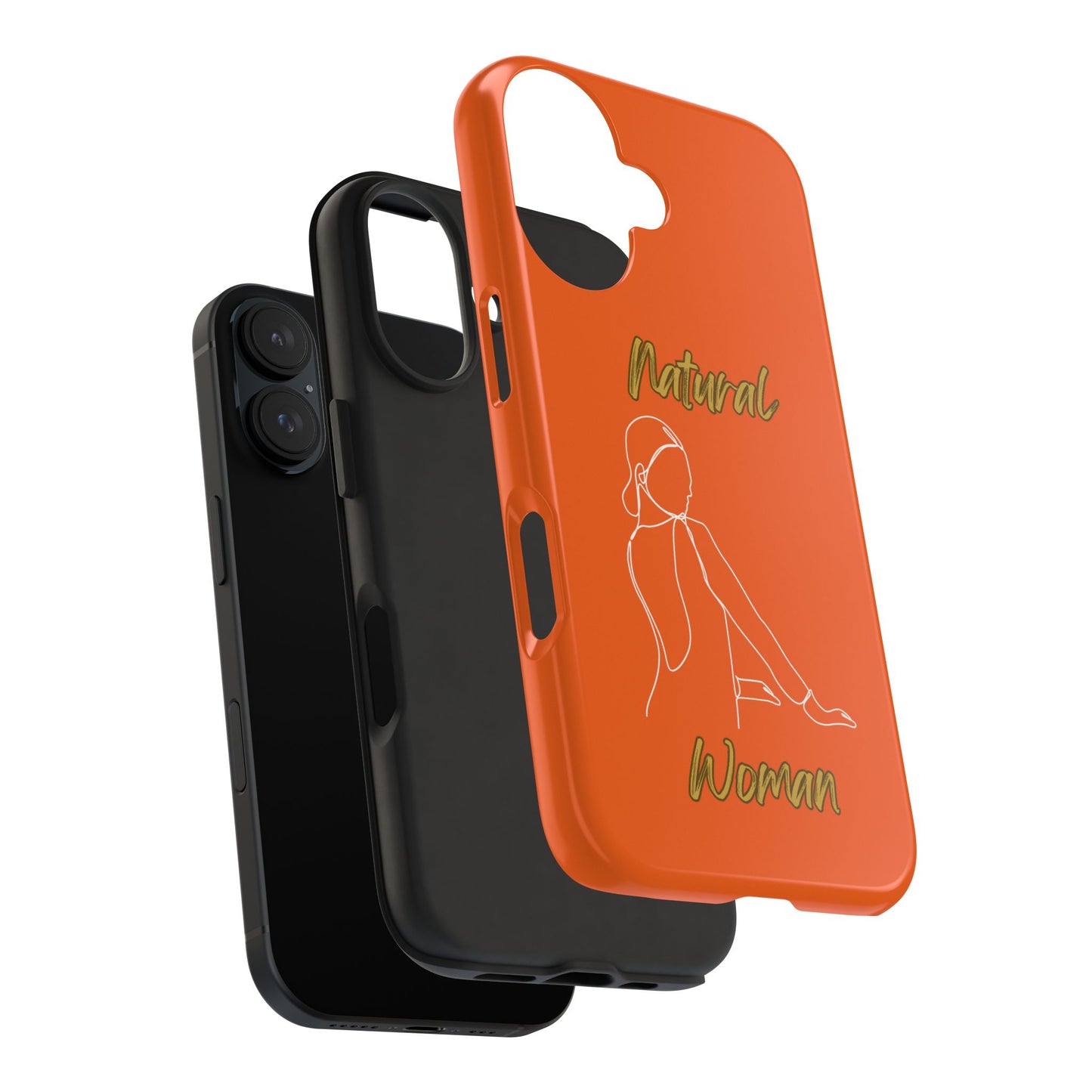 Natural Woman Hands Free (WL)Tough Phone Cases ORANGE
