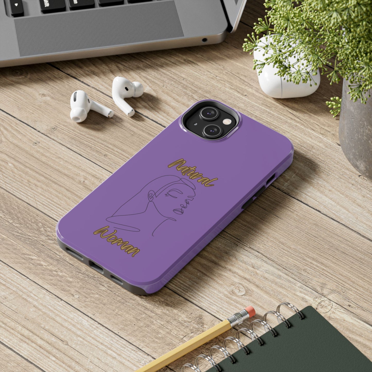 Natural Woman Calm (BL) Tough Phone Cases LIGHT PURPLE