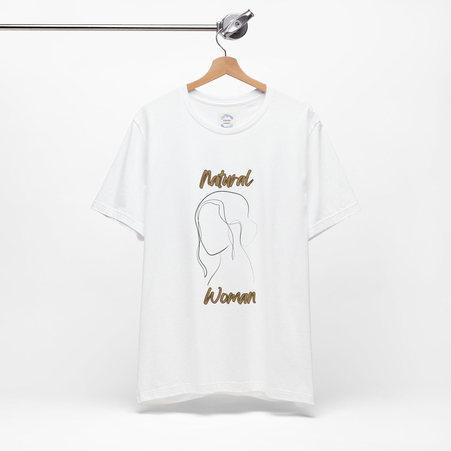 Natural Woman Hanging hair (BL) Short Sleeve T-Shirt