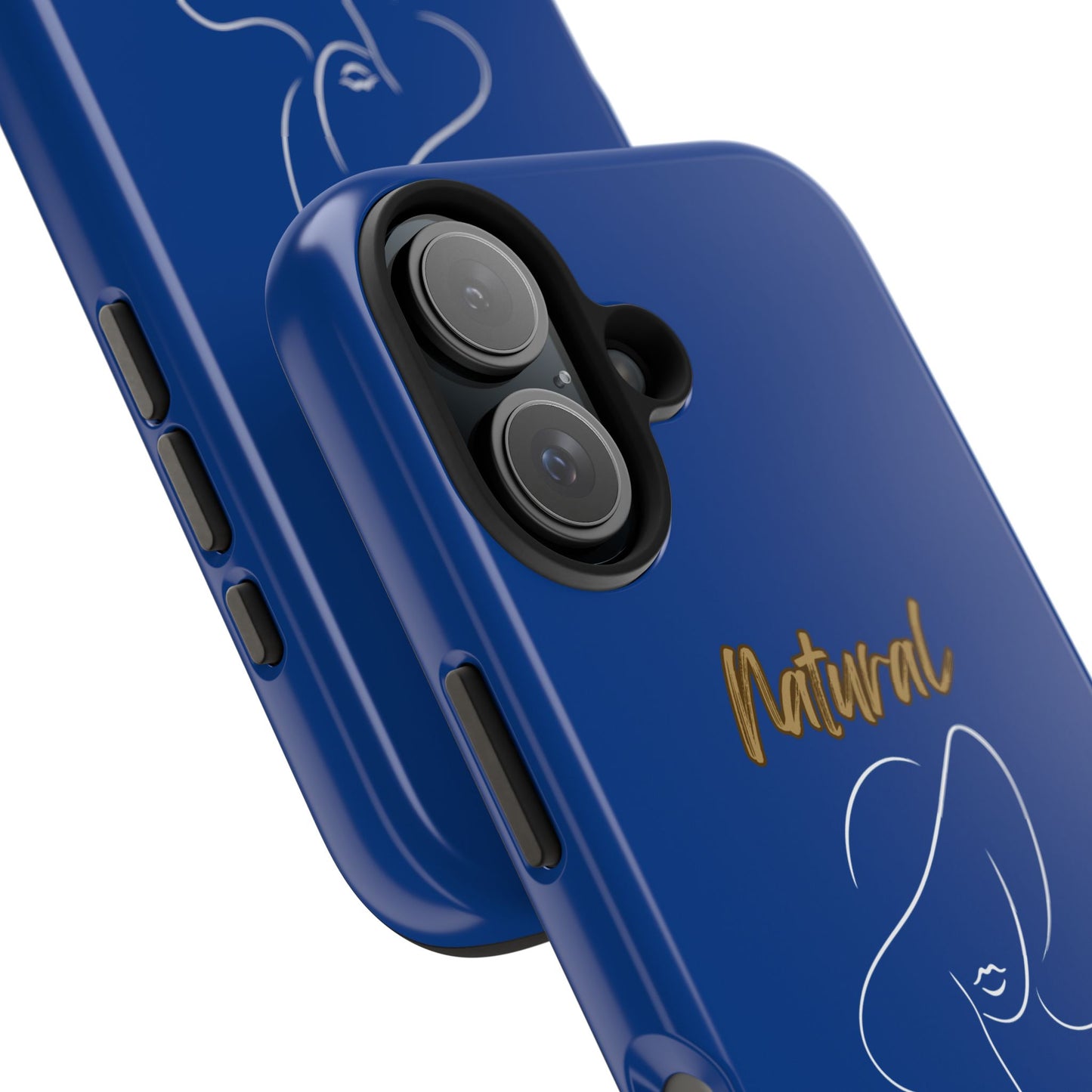 Natural Woman Sun Hat (WL) Tough Phone Cases DARK BLUE