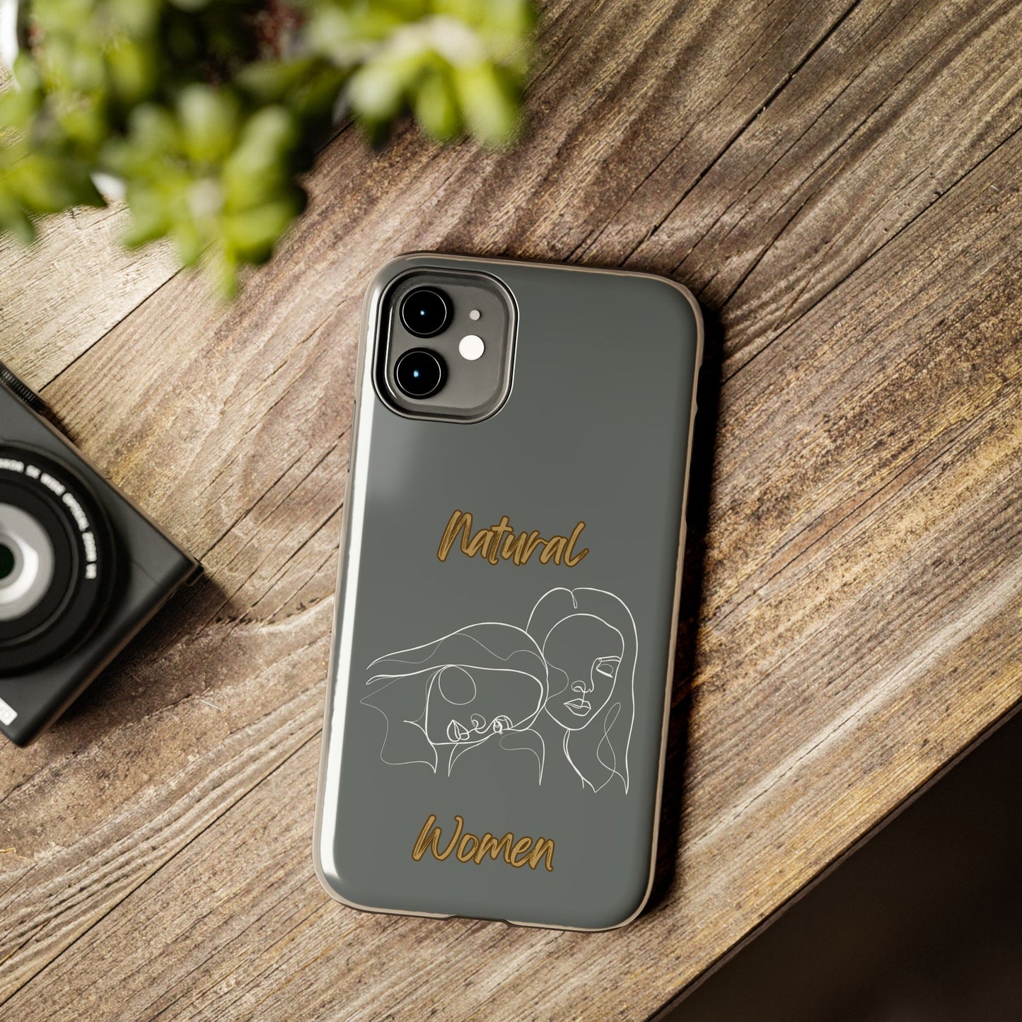 Natural Woman Sisters (WL)Tough Phone Cases DARK GREY
