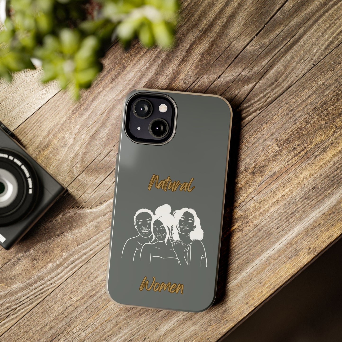 Natural Women Laughing Friends (WL)Tough Phone Cases DARK GREY