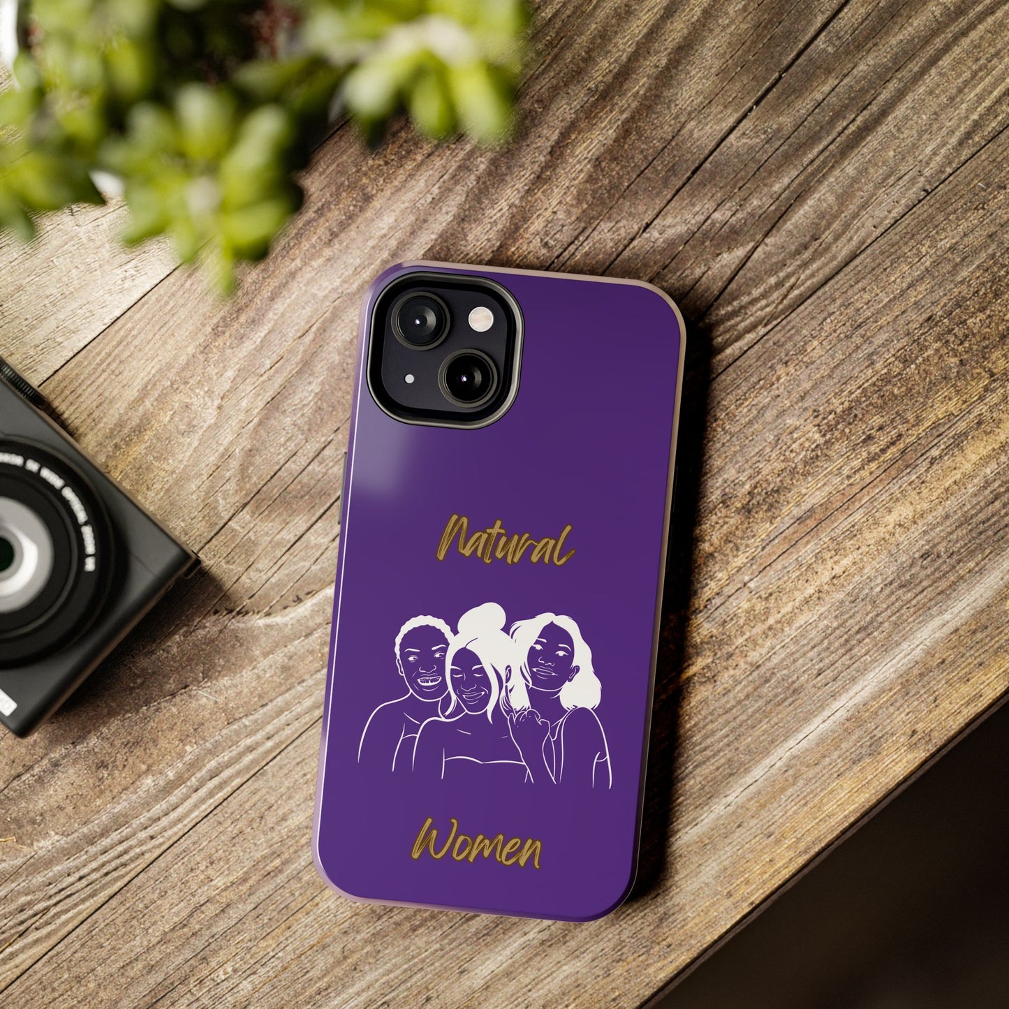Natural Women Laughing Friends (WL)Tough Phone Cases PURPLE