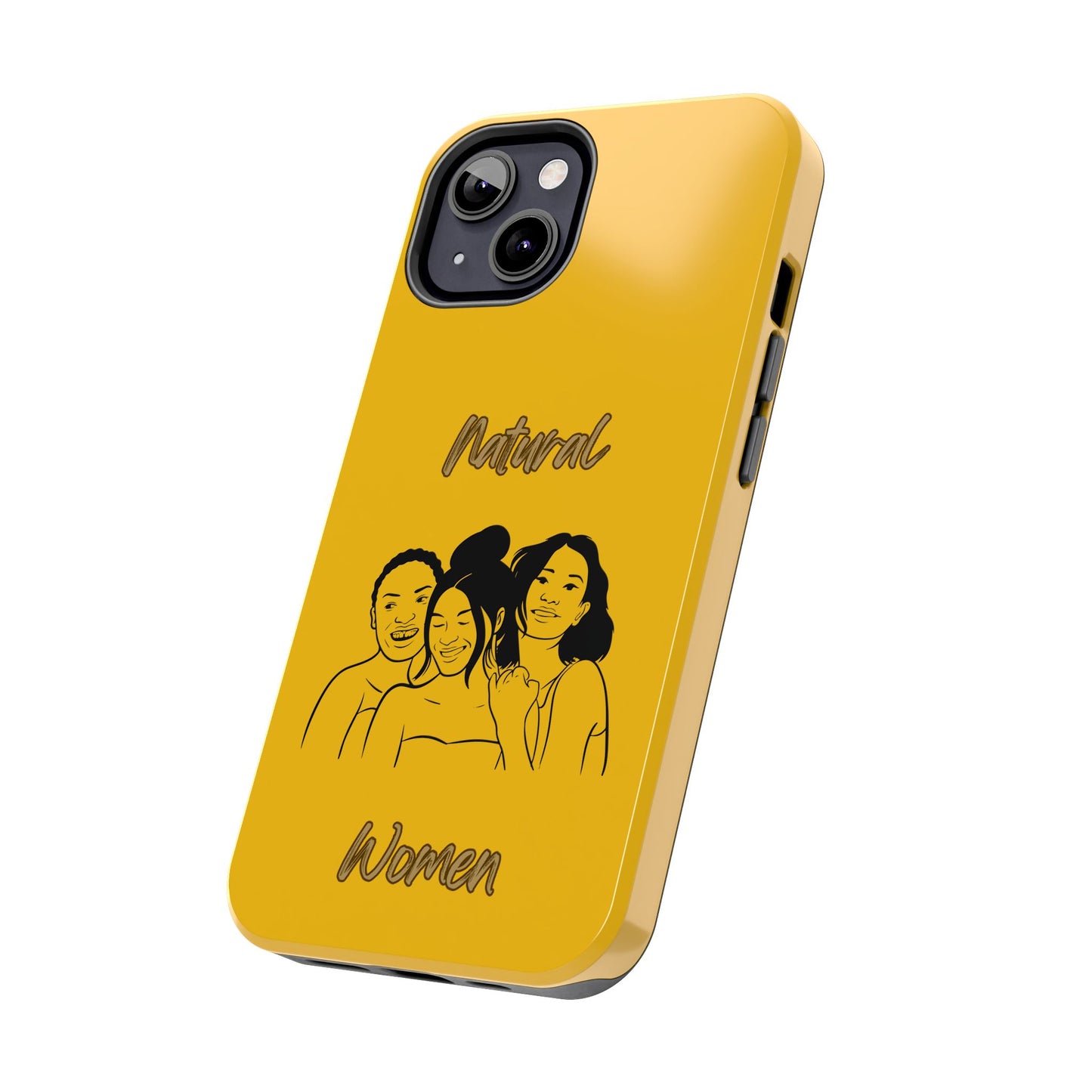 Natural Women Laughing Friends (BL)Tough Phone Cases YELLOW
