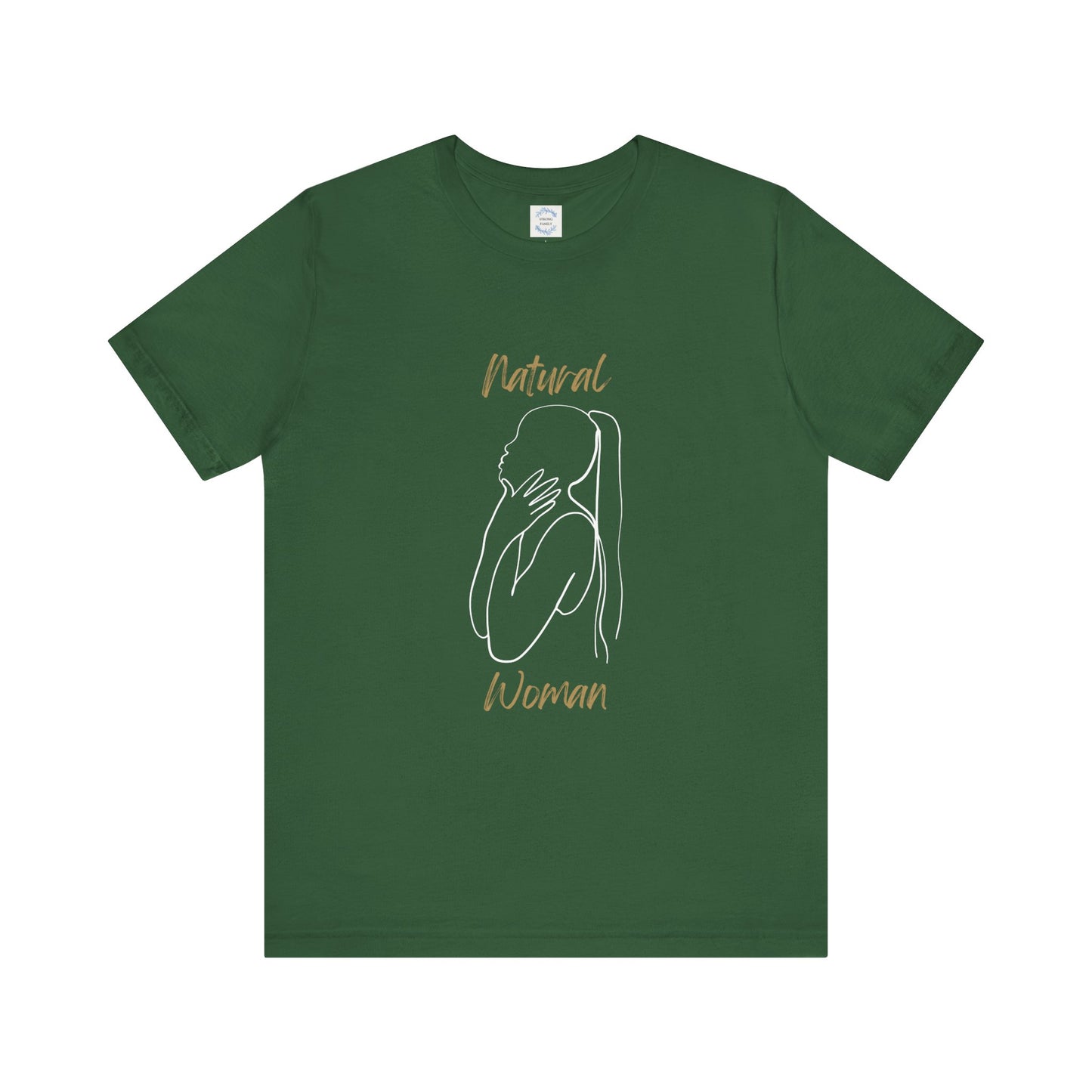 Natural Woman Ponytail (WL) Short Sleeve T-Shirt