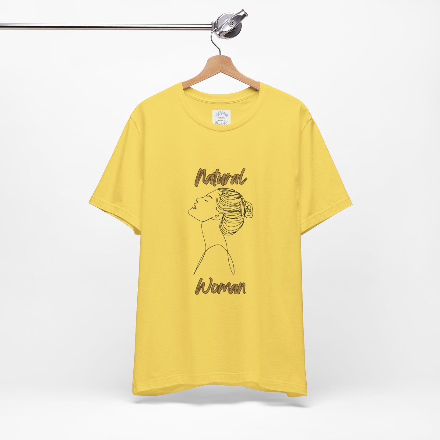 Natural Woman Wet Bun (BL) Short Sleeve T-Shirt