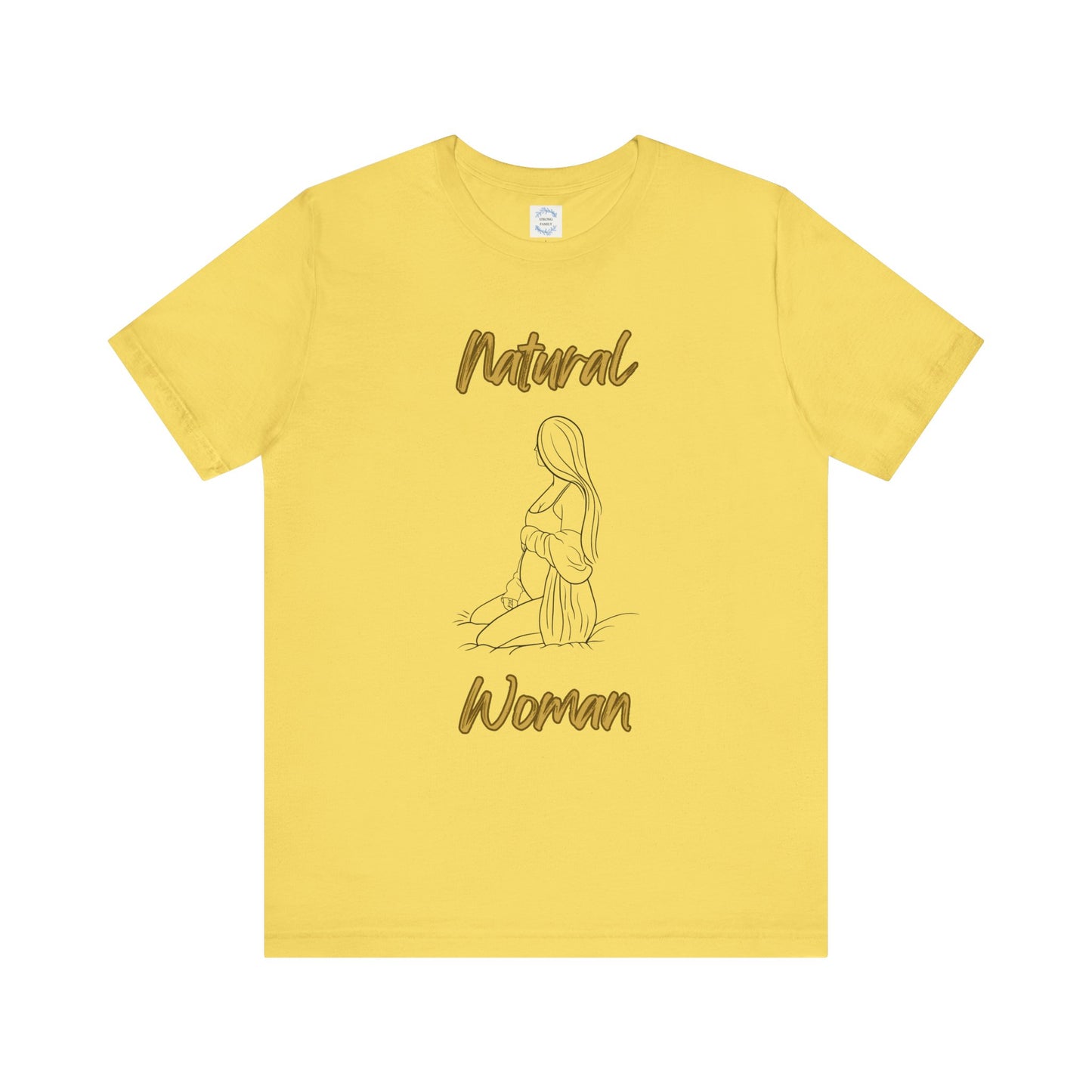 Natural Woman Expecting (BL) Short Sleeve T-Shirt