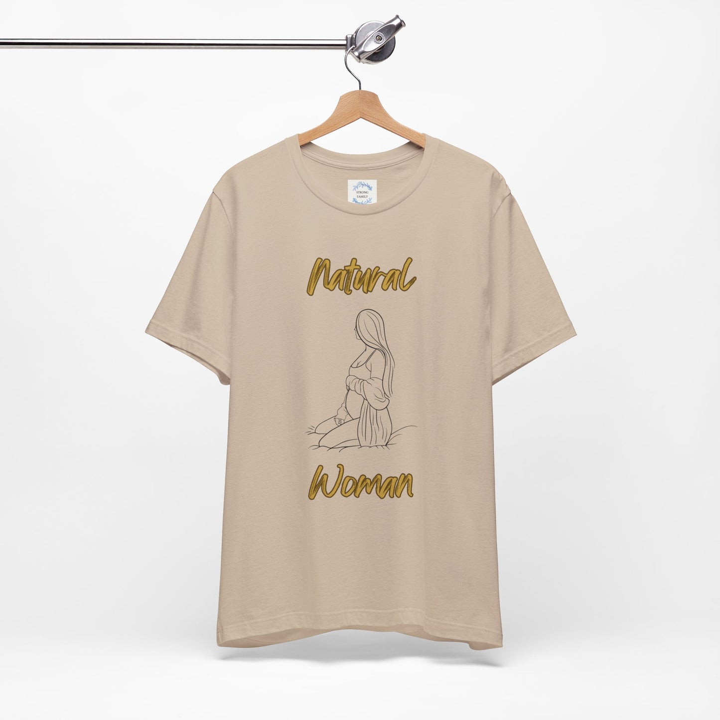 Natural Woman Expecting (BL) Short Sleeve T-Shirt