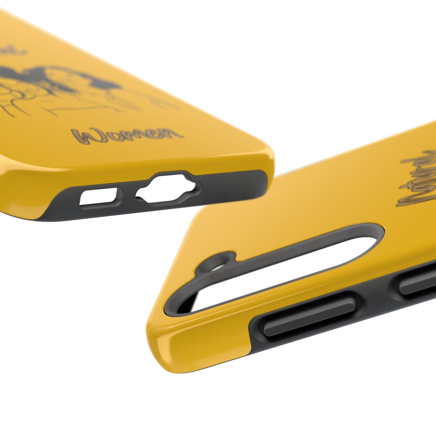 Natural Women Laughing Friends (BL)Tough Phone Cases YELLOW