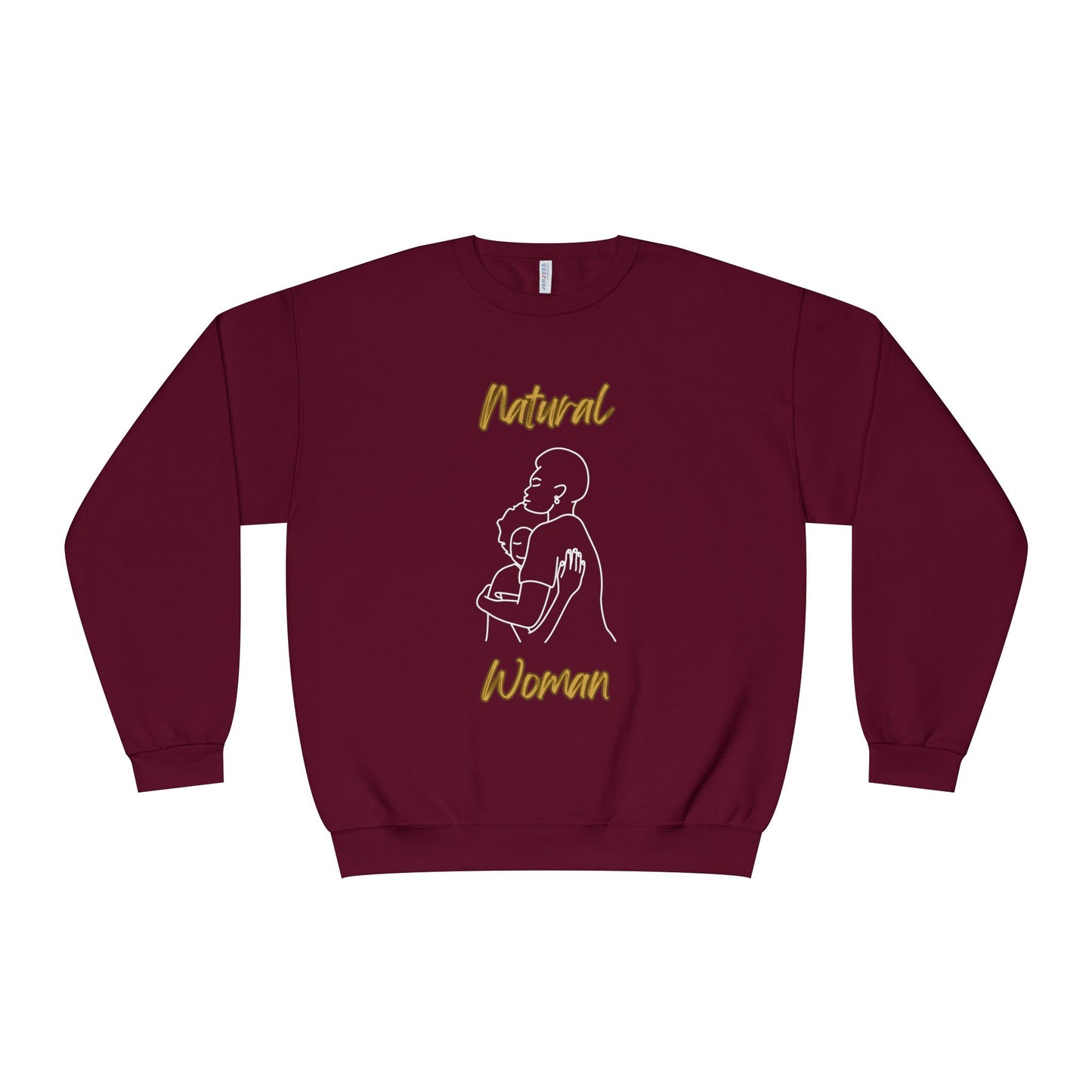 Natural Woman Safe With Momma (WL) Crewneck Sweatshirt