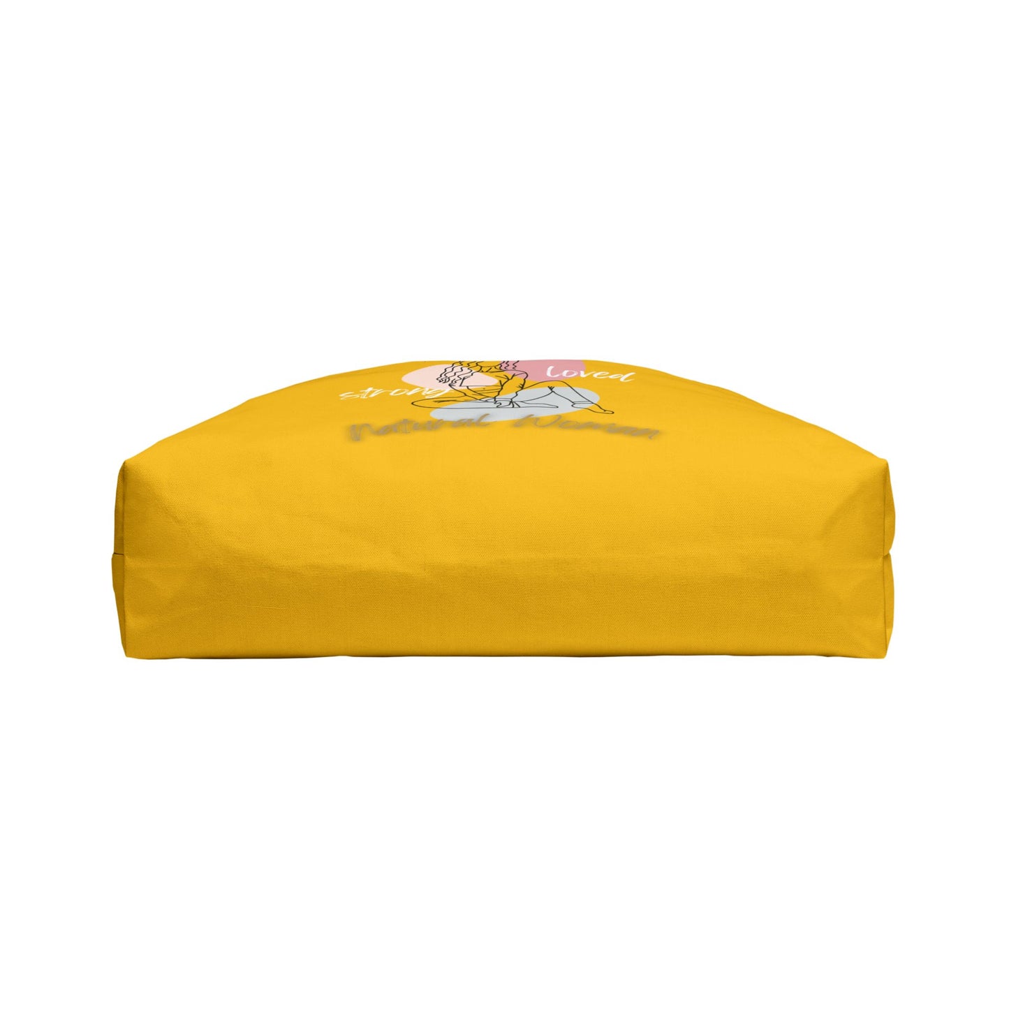 Natural Woman Strong Confident Loved (WL) Weekender Tote Bag YELLOW