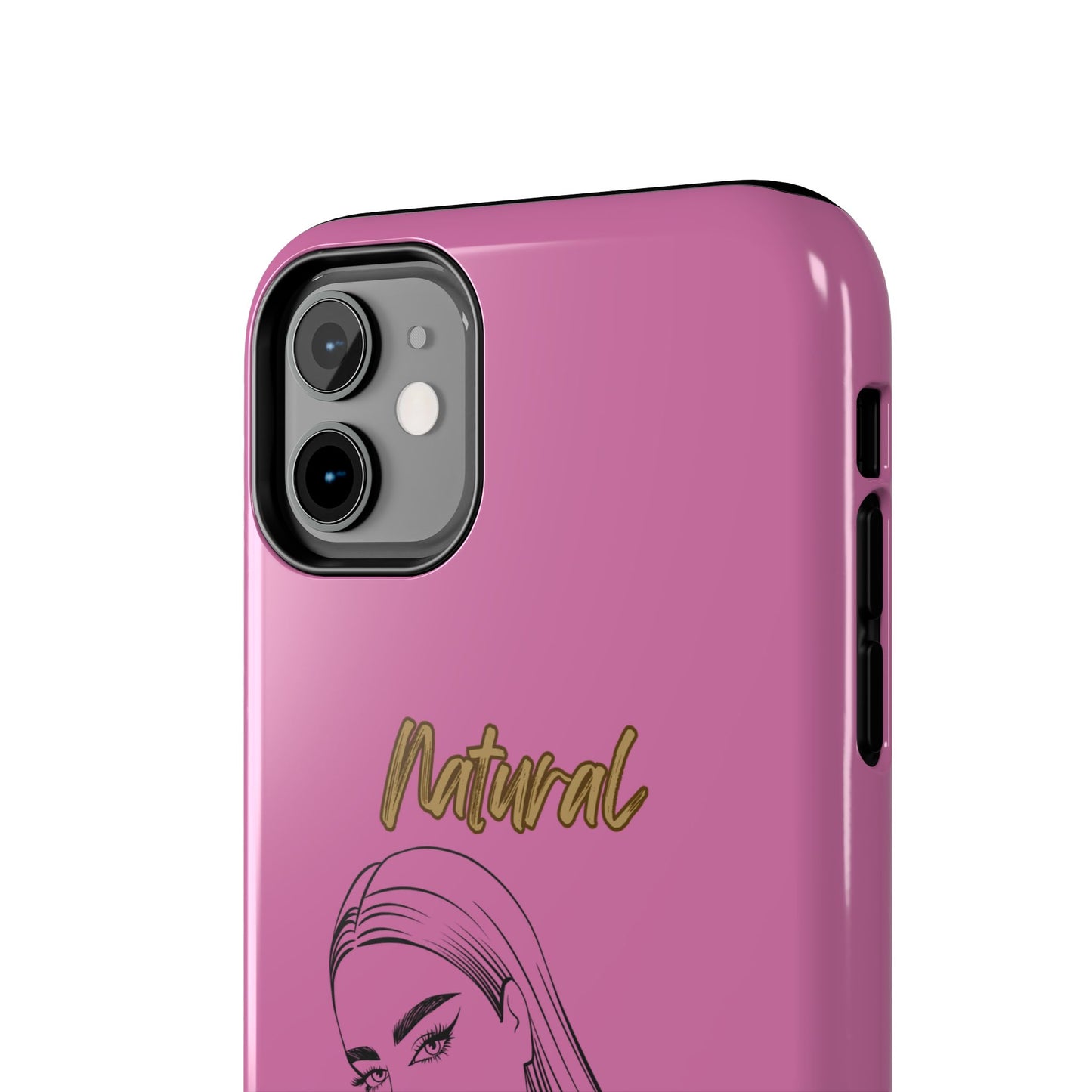 Natural Woman The Stare (BL)Tough Phone Cases LIGHT PINK