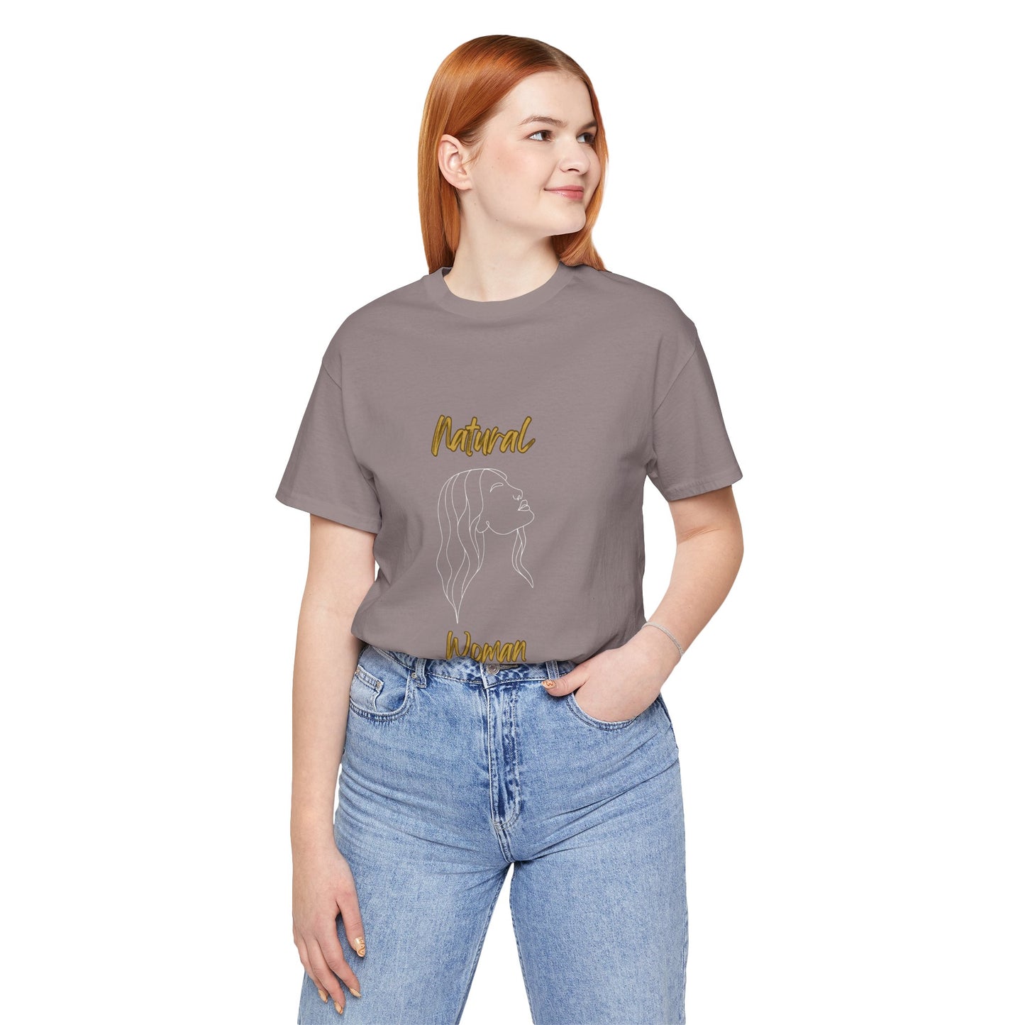 Natural Woman Breeze on Face (WL) Short Sleeve T-Shirt