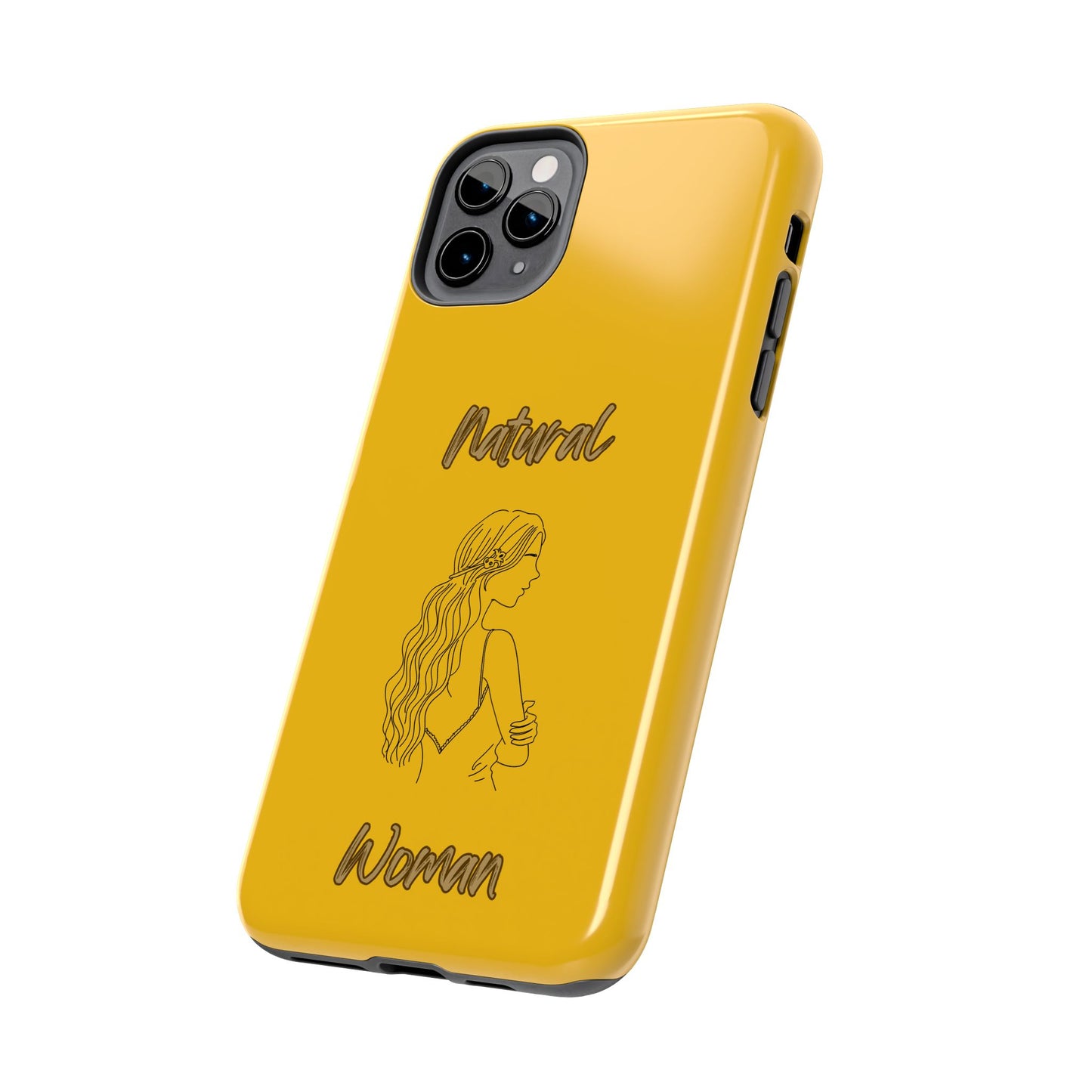 Natural Woman Young Woman (BL)Tough Phone Cases YELLOW