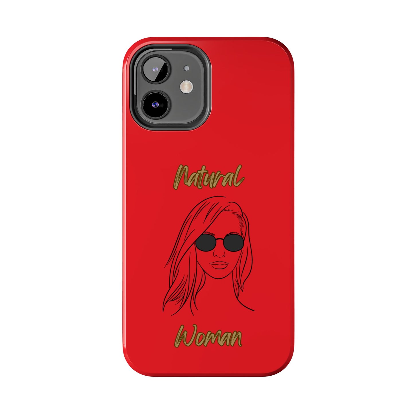 Natural Woman Shades (BL)Tough Phone Cases RED