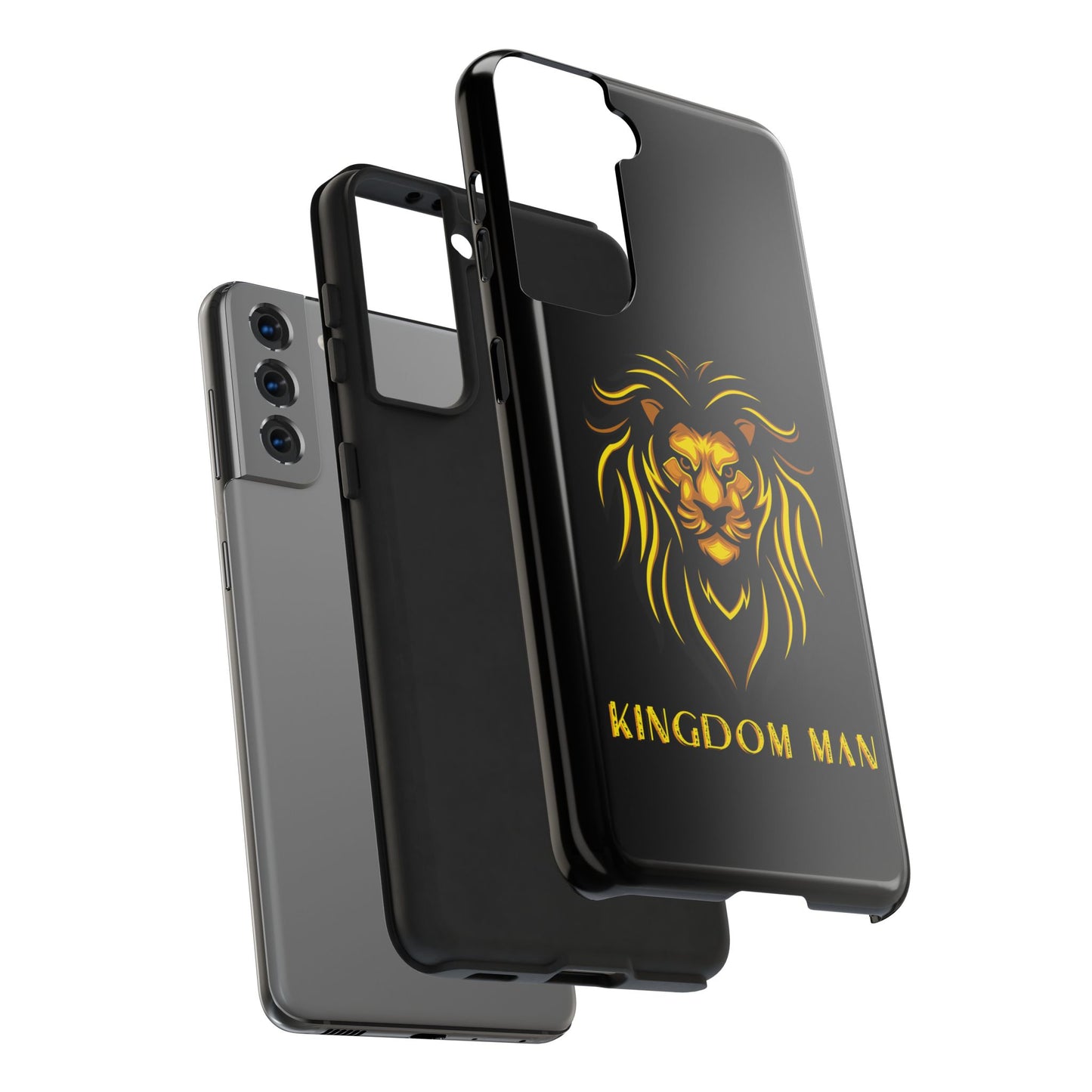 KIngdom Man (Gold Label) Tough Phone Cases BLACK