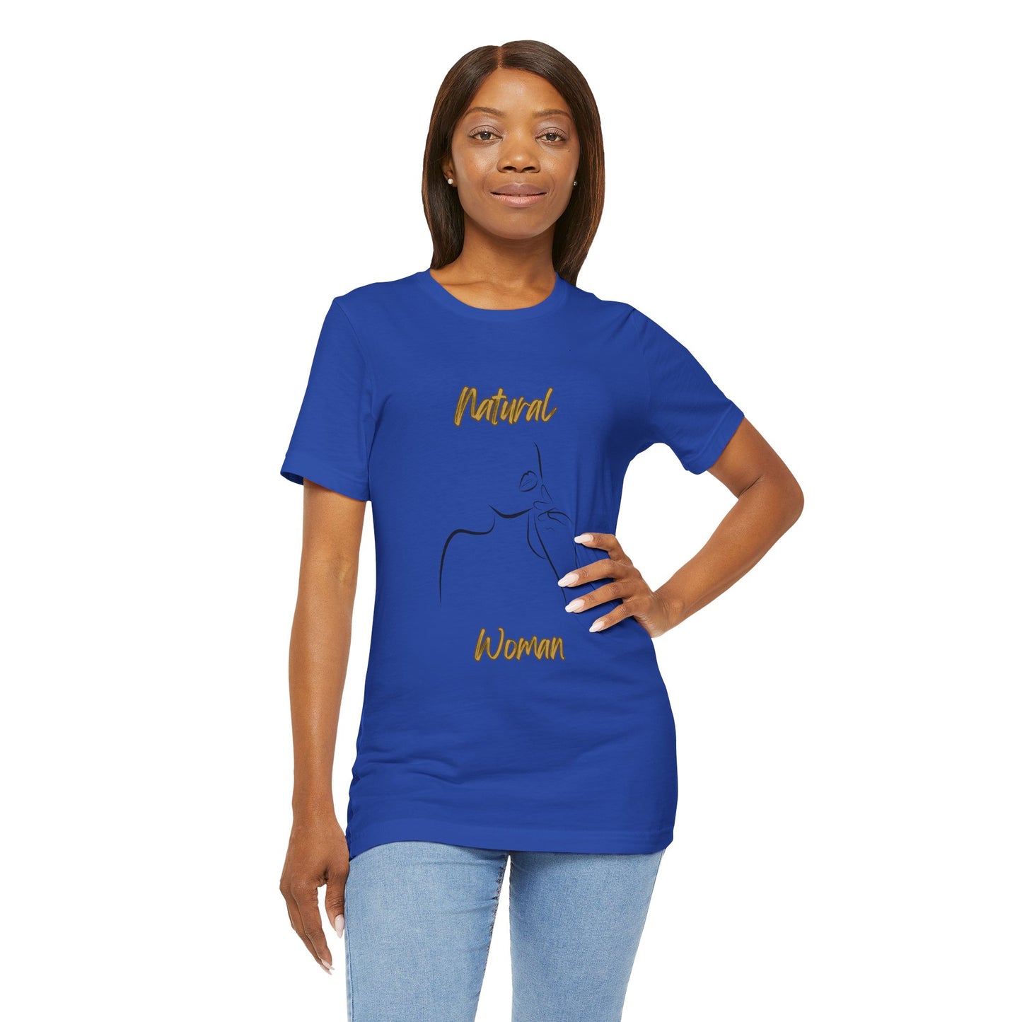 Natural Woman Chin Up (BL) Short Sleeve T-Shirt